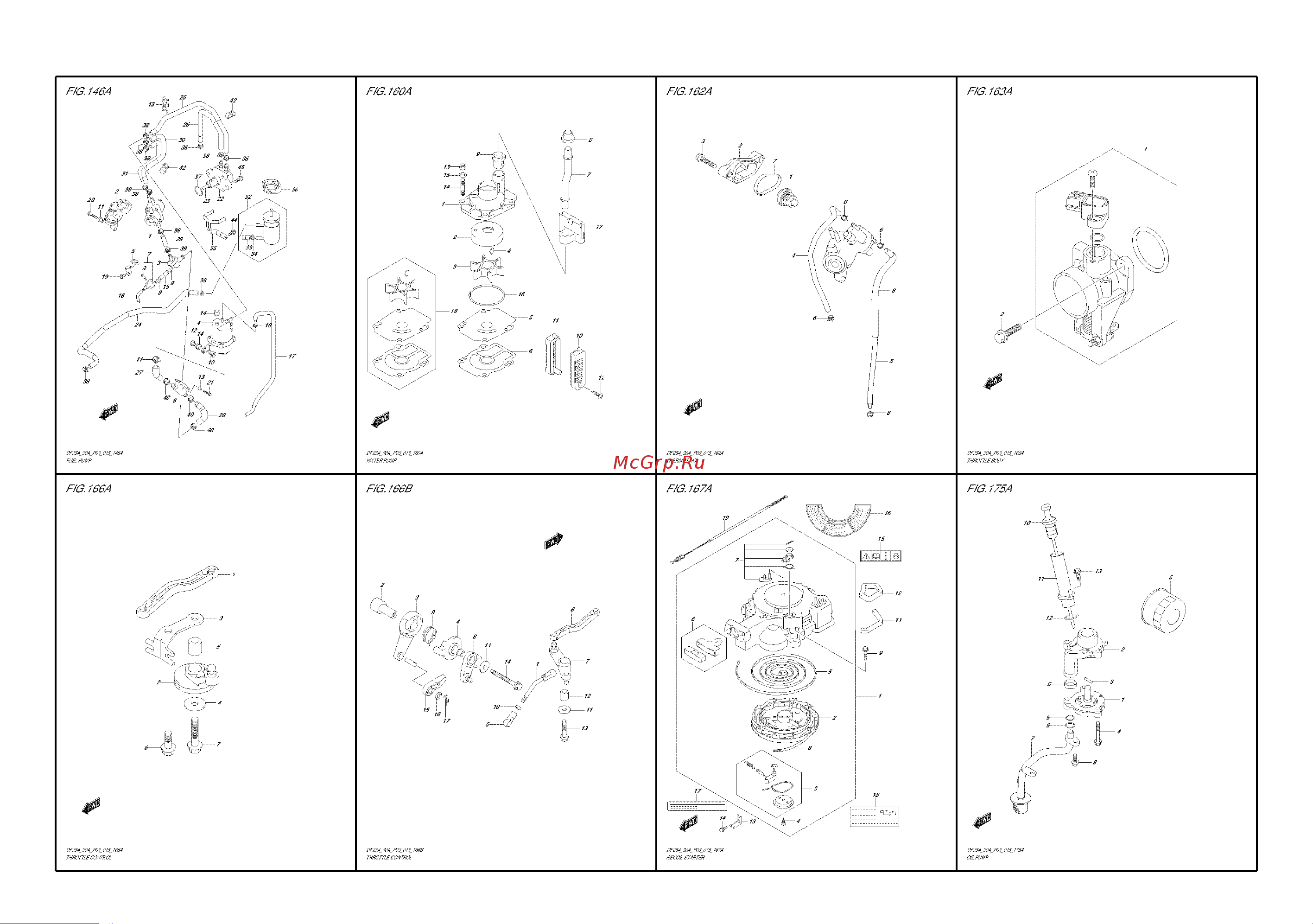 Suzuki DF30ATS [6/91] Fig 46a fig 75a