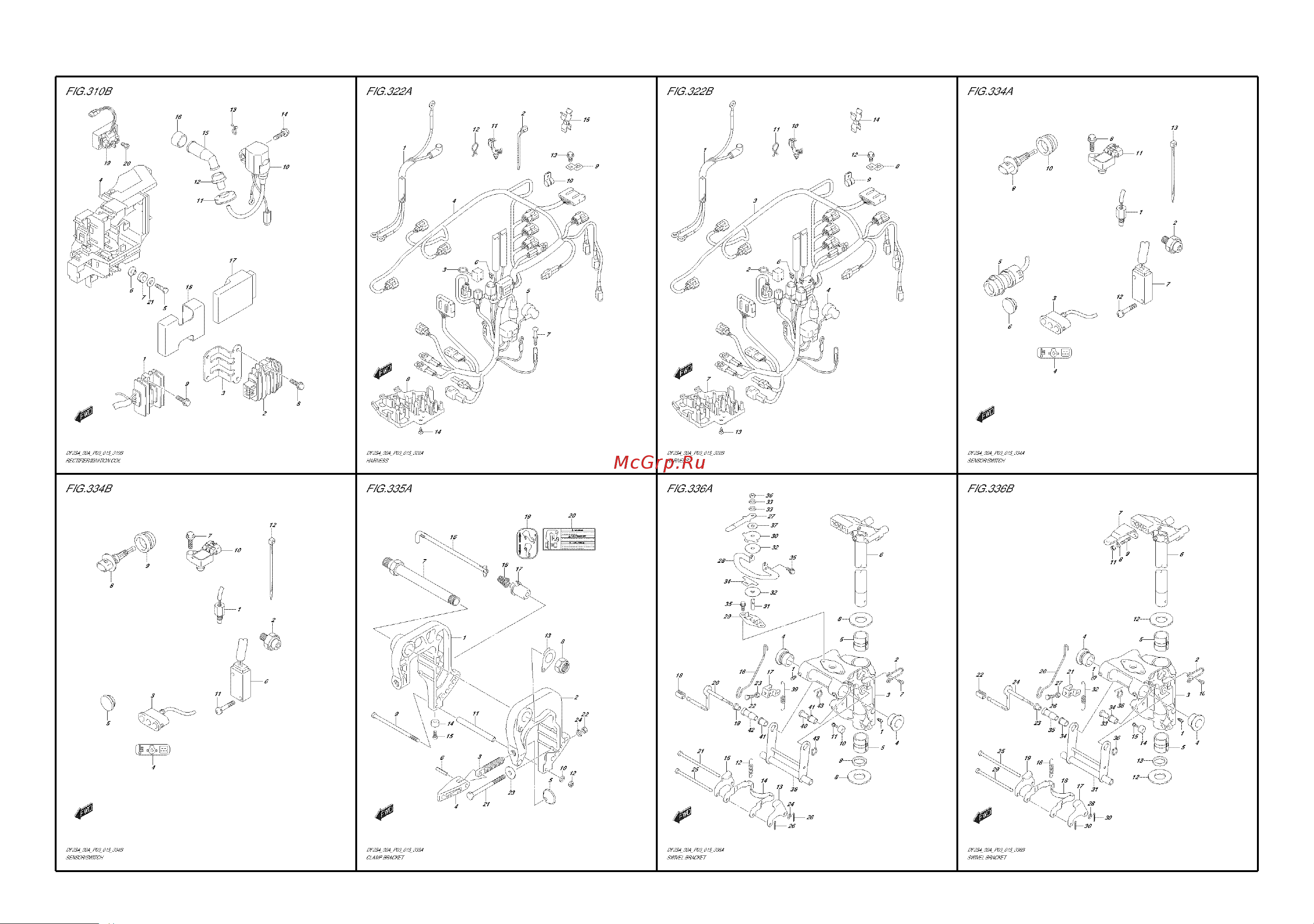Suzuki DF30ATS [8/91] Fig 10b fig 36b