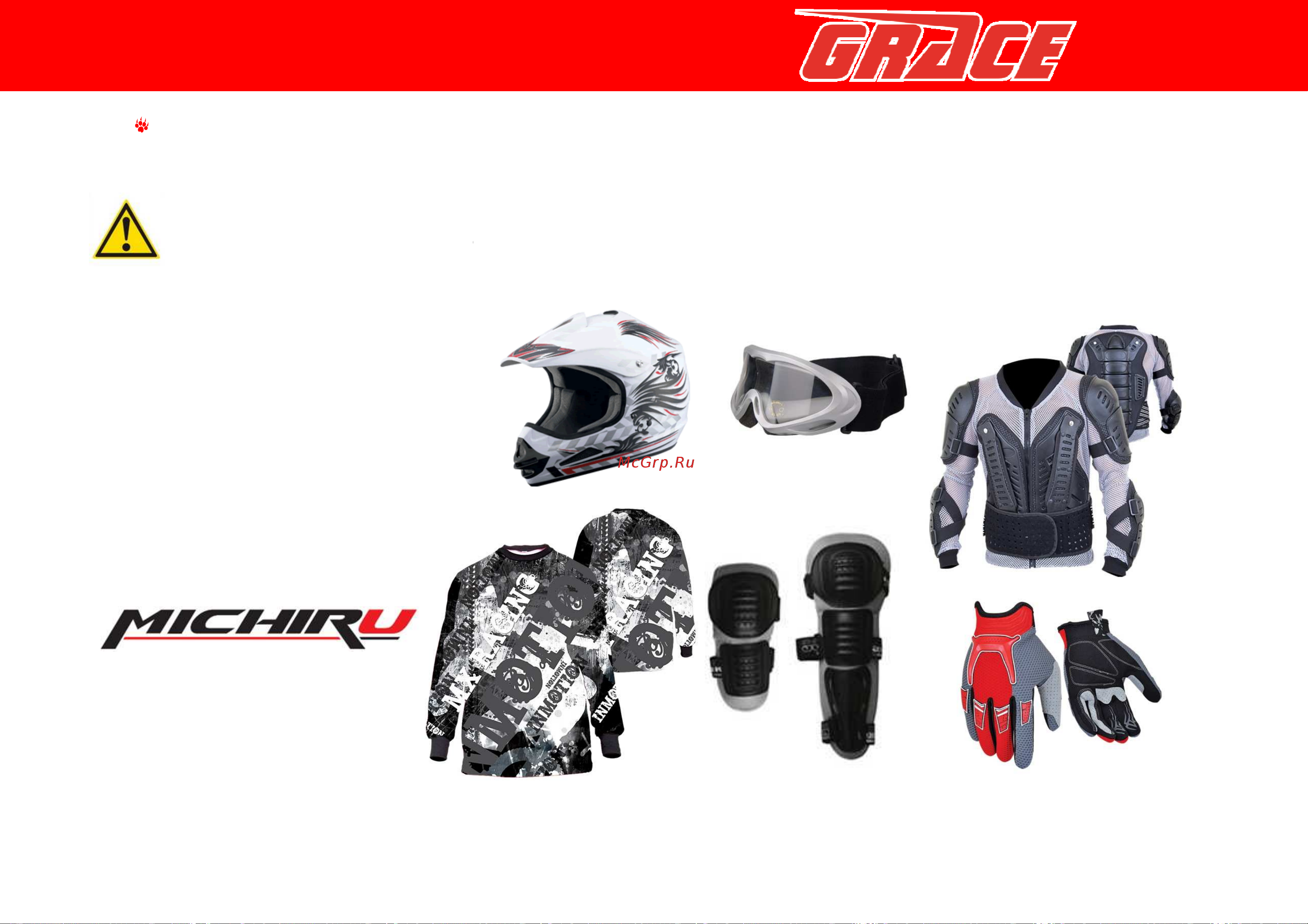 Irbis GRACE 150сс 4т [10/44] Техника безопасности