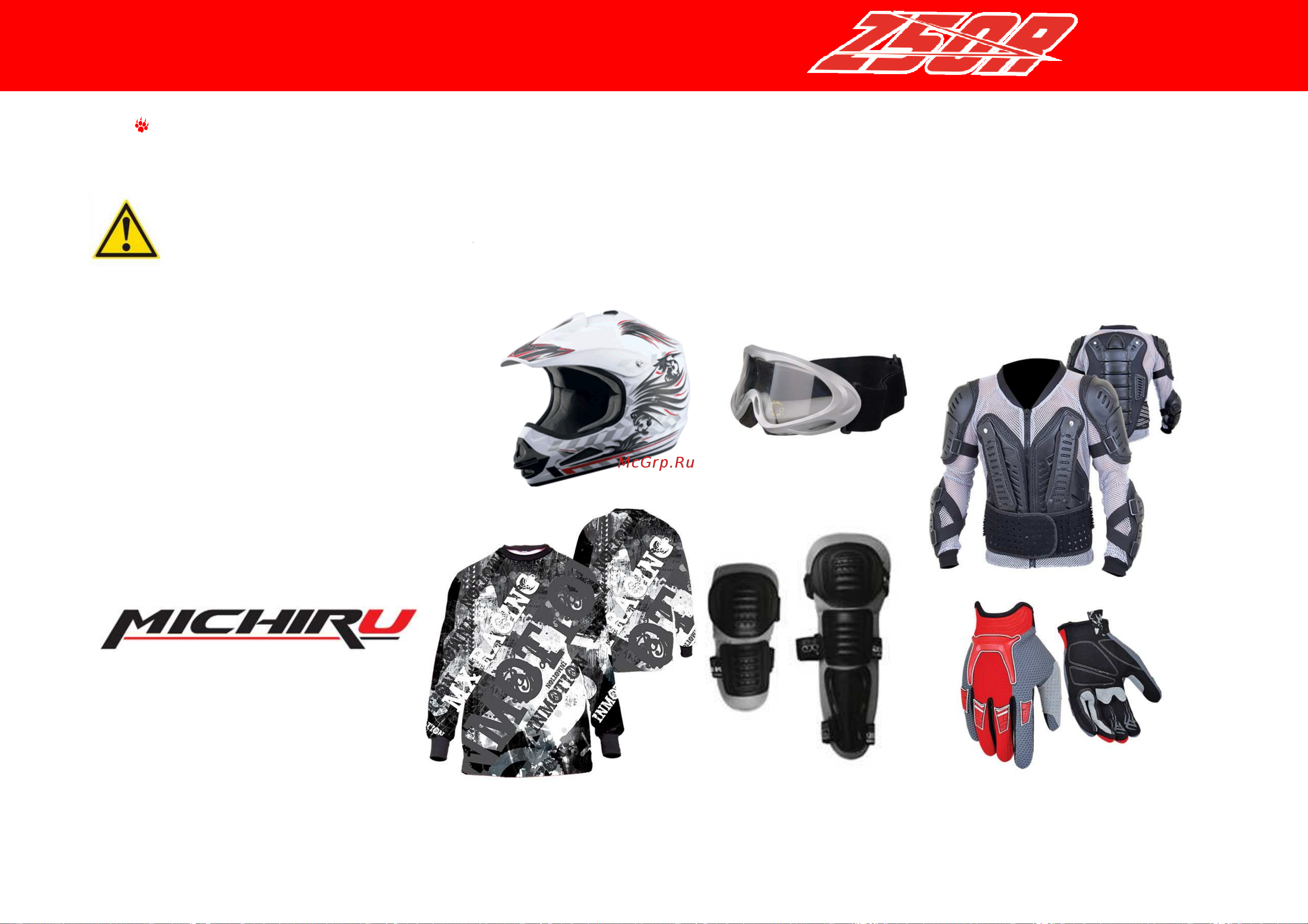 Irbis Z50R 50сс 4т [10/44] Техника безопасности