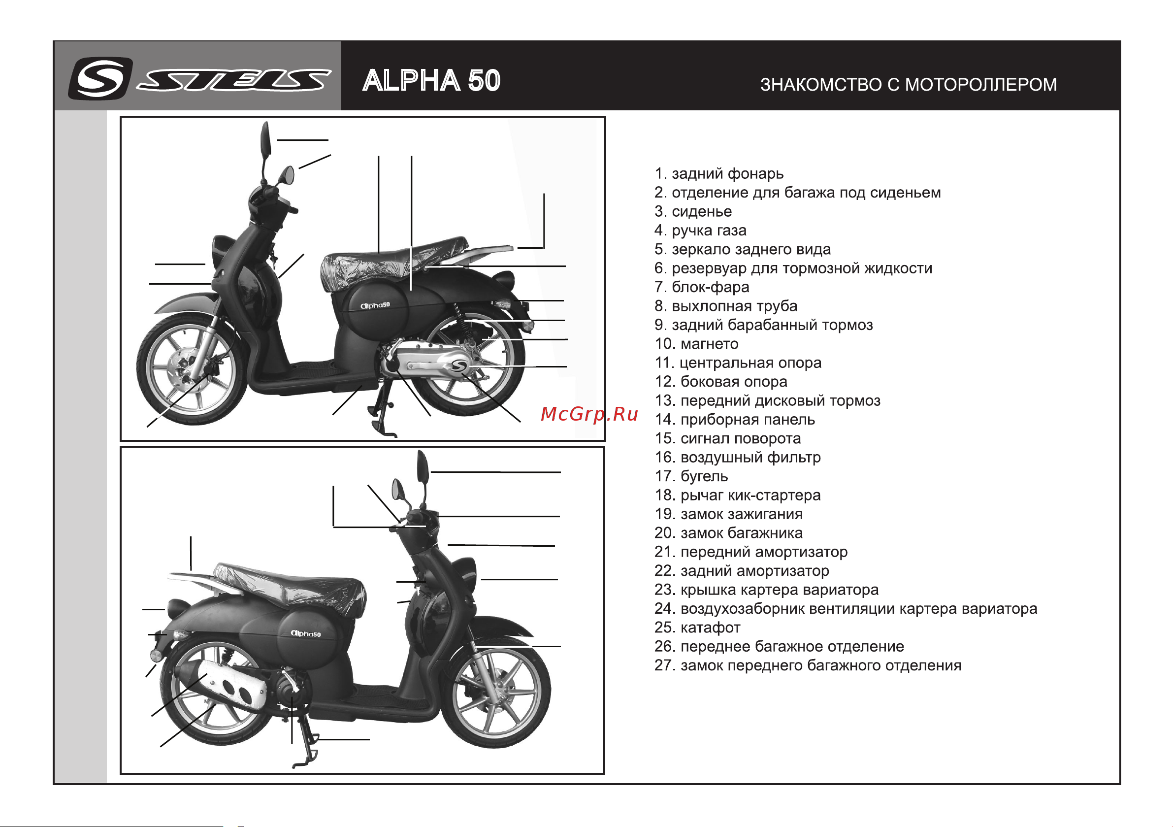 STELS Alpha 50 BENELLI  2011 [6/27] Alpha 50