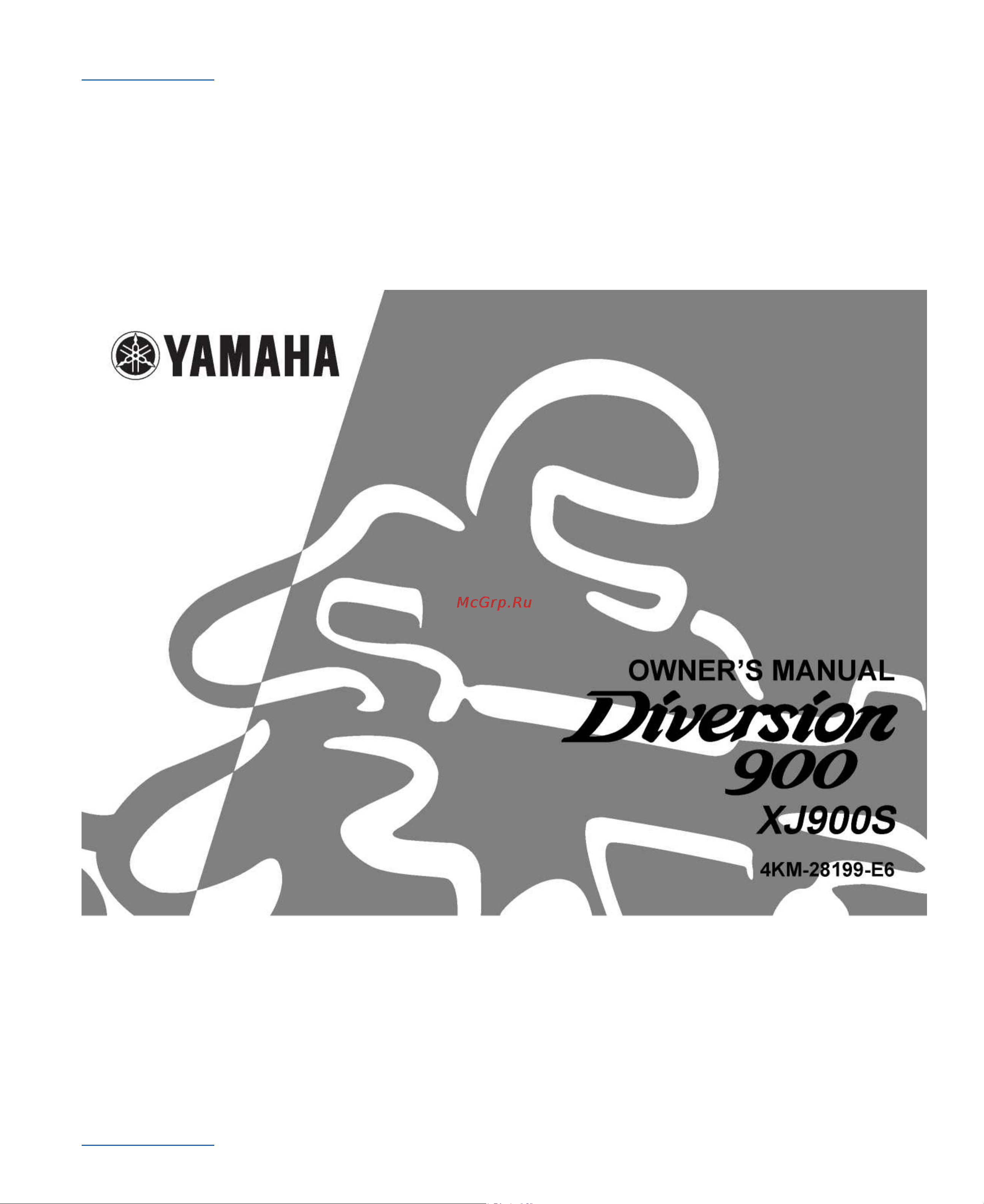 Yamaha XJ900S Diversion Руководство по эксплуатации онлайн