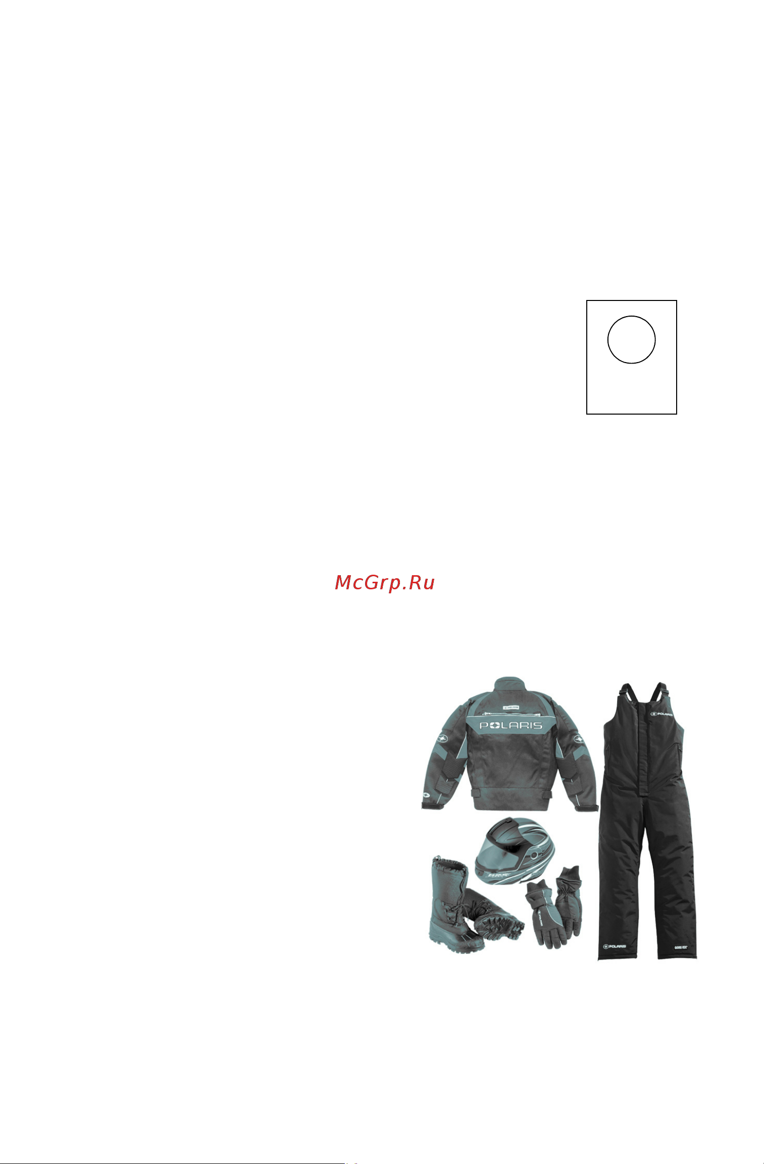Polaris Industries Inc FS IQ WIDETRAK  2013 [11/153] Безопасность
