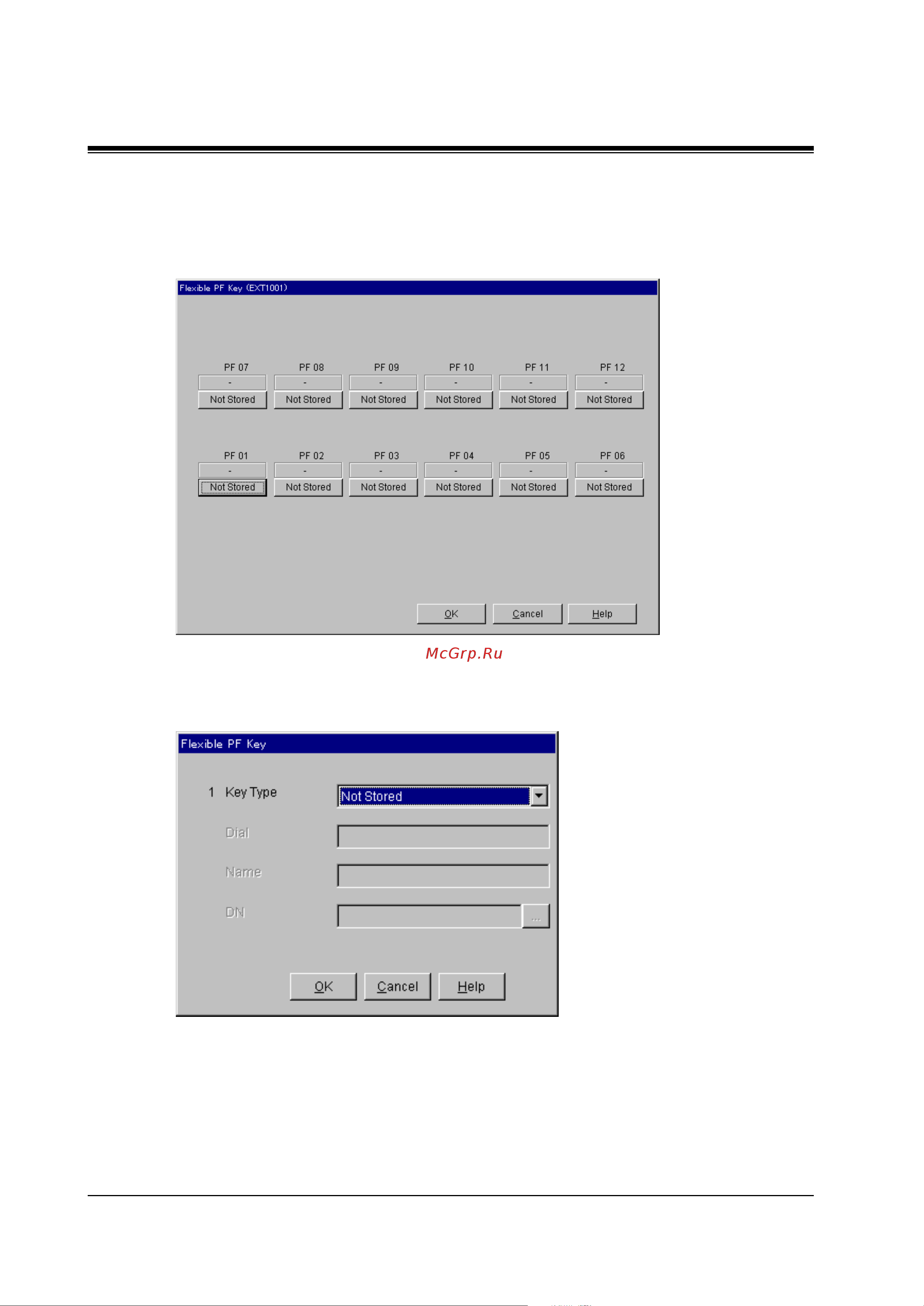 Panasonic KX-TD500 [202/394] Flexible pf key assignment for pt