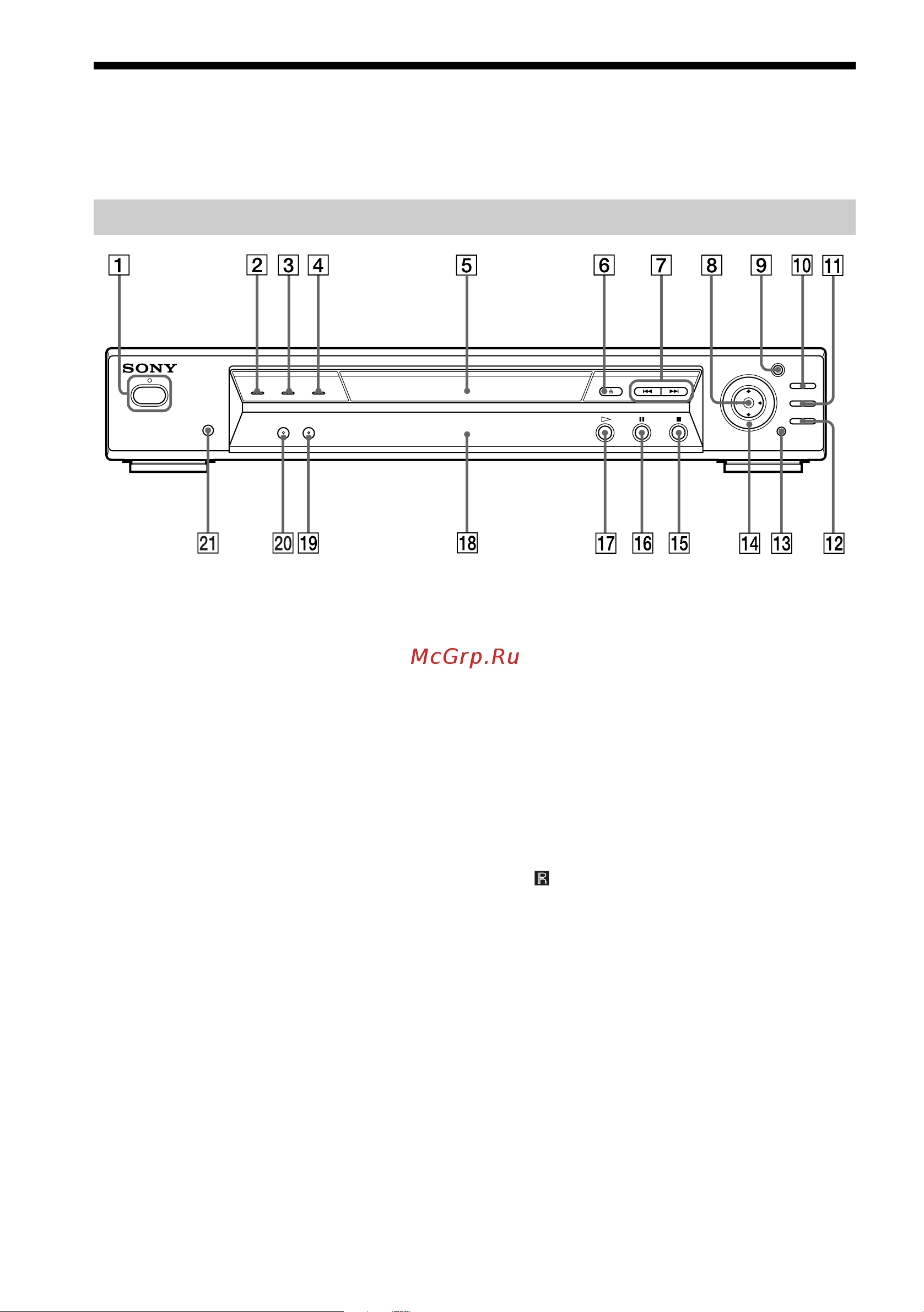 Sony DVP-NS700V [10/120] Óêàçàòåëü äåòàëåé è î²ãàíîâ óï²àâëåíèø