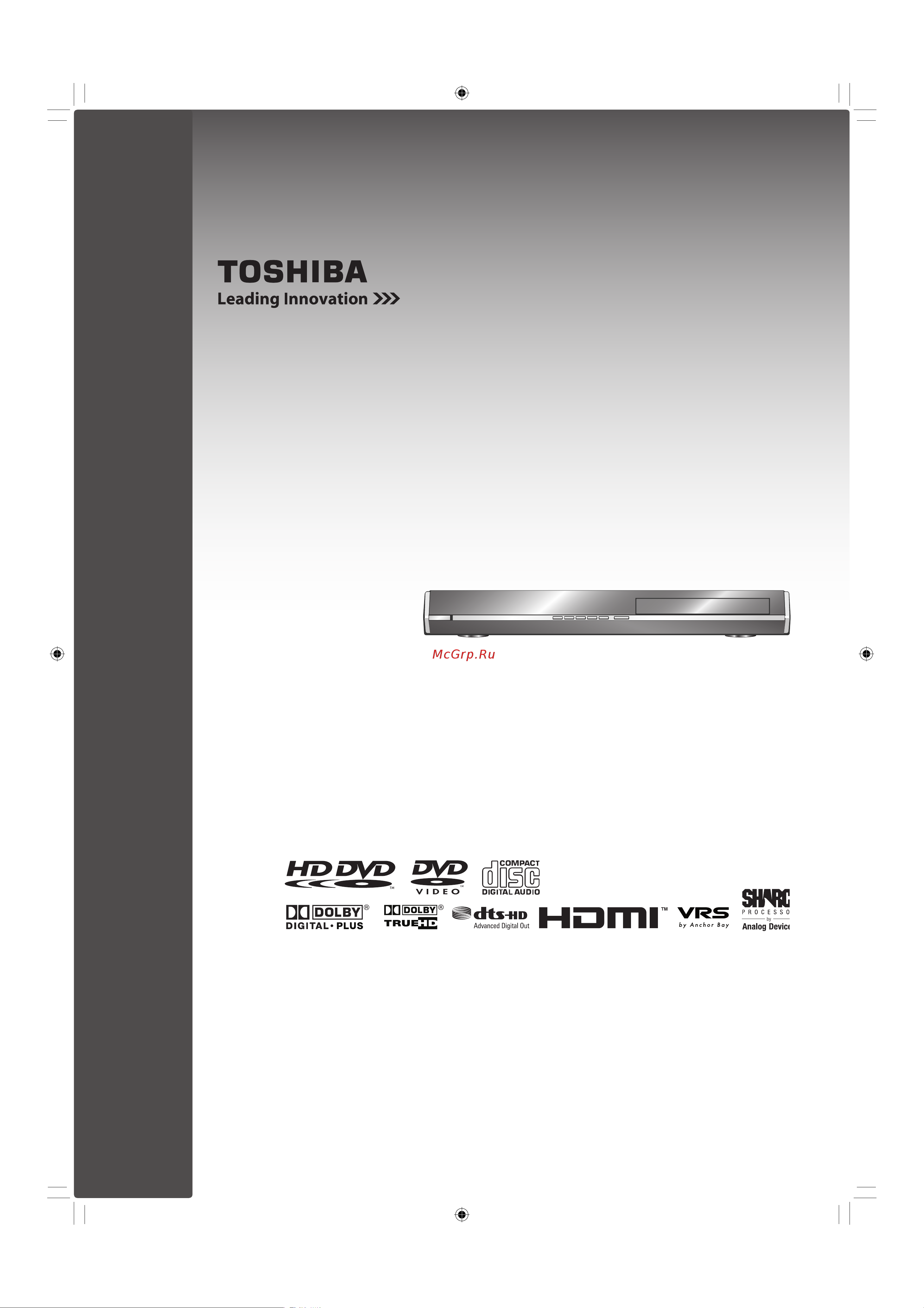 Toshiba HD-EP35KR Руководство по эксплуатации онлайн