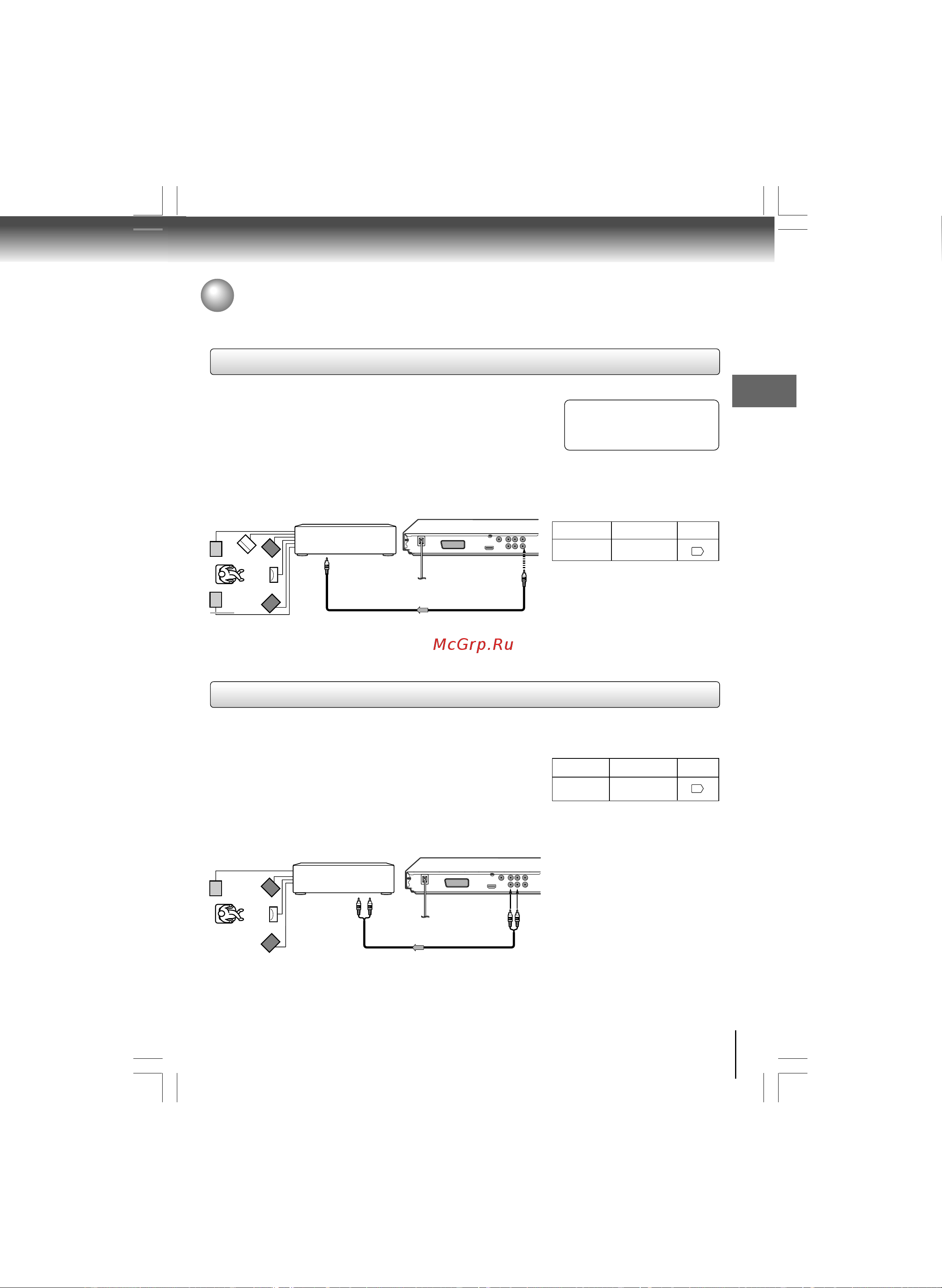 Toshiba SD-890KR [15/40] Ïîäñîåäèíåíèå ê óñèëèòåëþ ñíàáæåííîìó äåêîäåðîì dolb