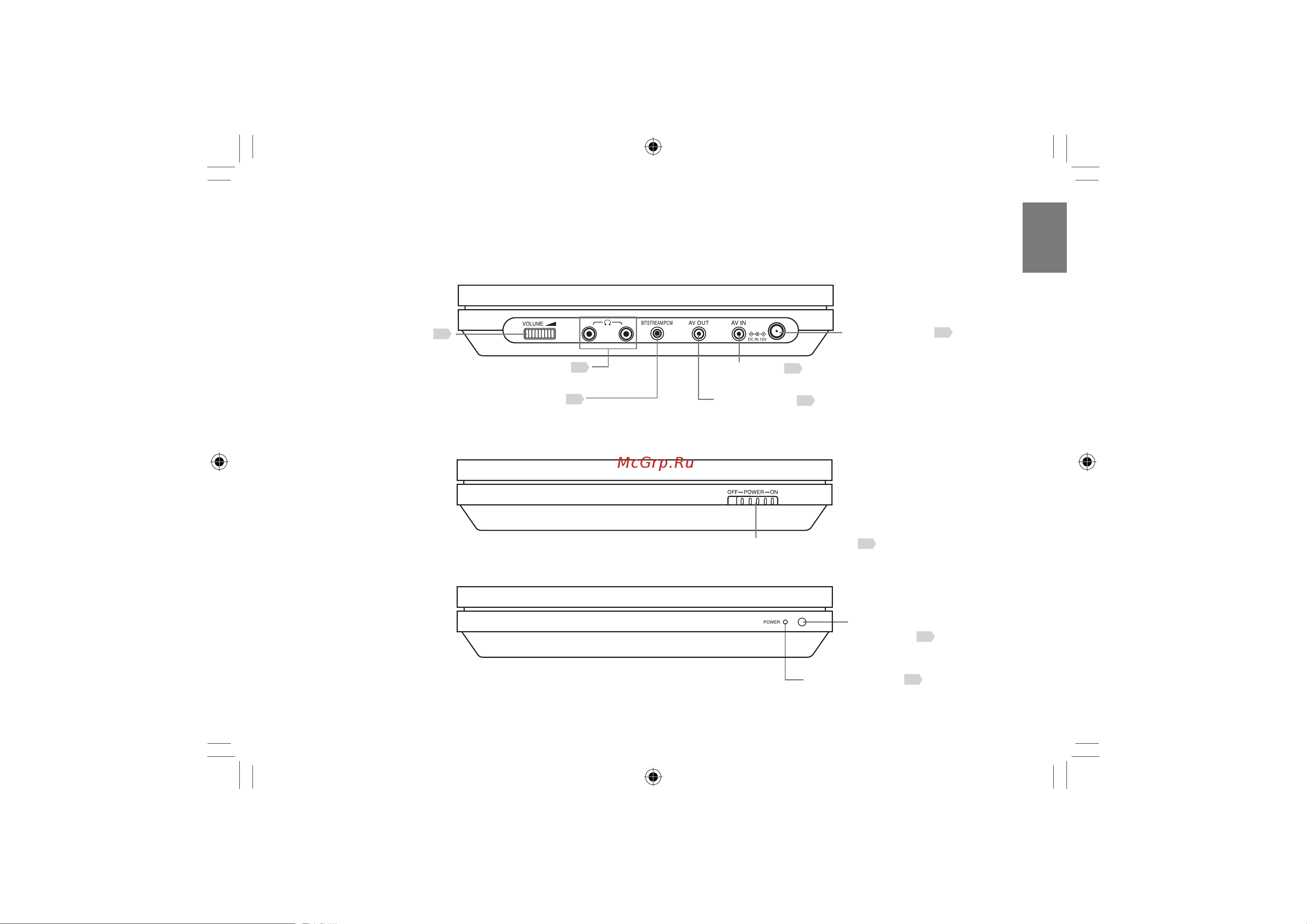 Toshiba SDP63SWR [17/76] Левая сторона