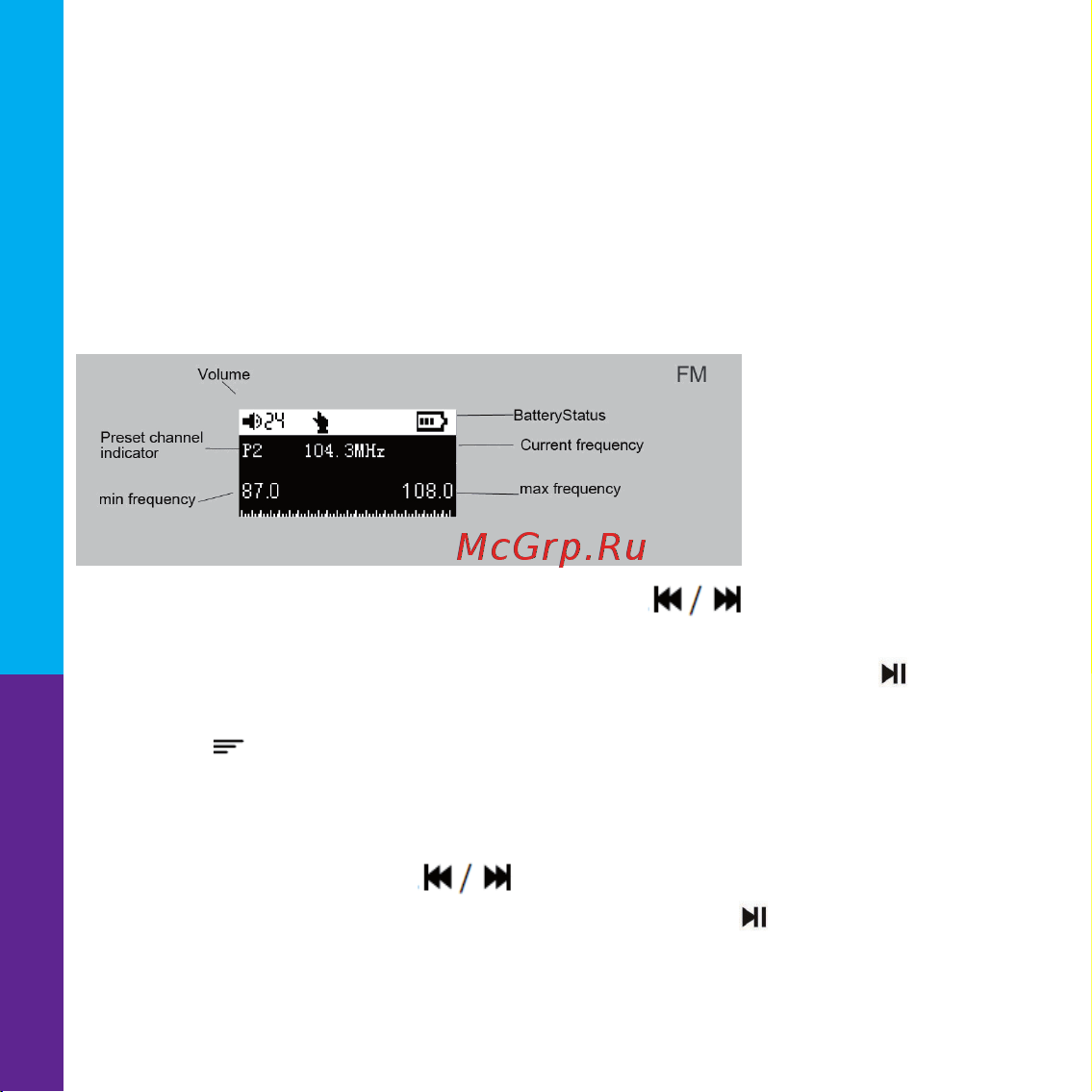 Ritmix RF-3200 [10/16] Радио