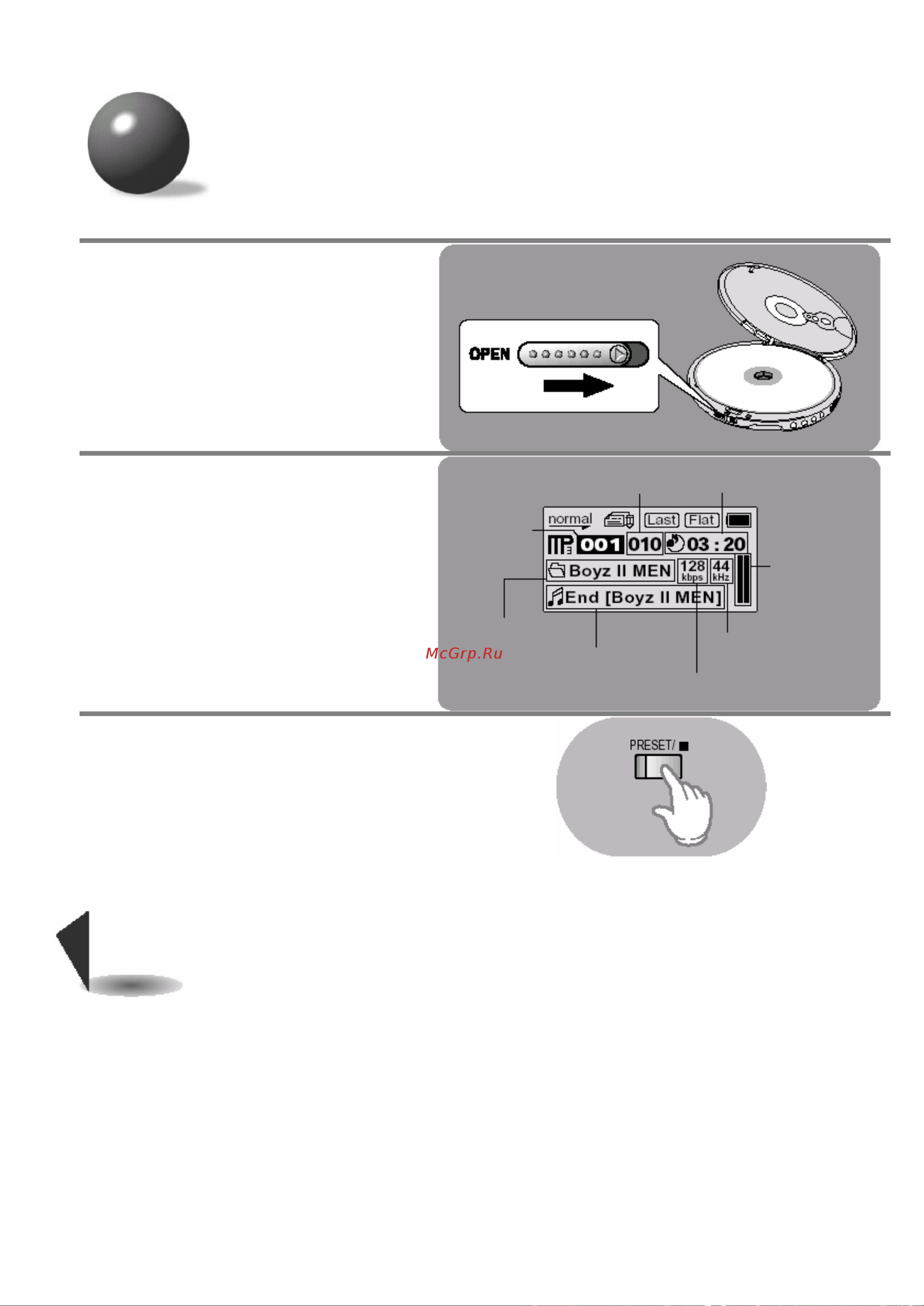 Samsung MCD-HF920R [14/35] Воспроизведение дисков mp3 wma cd