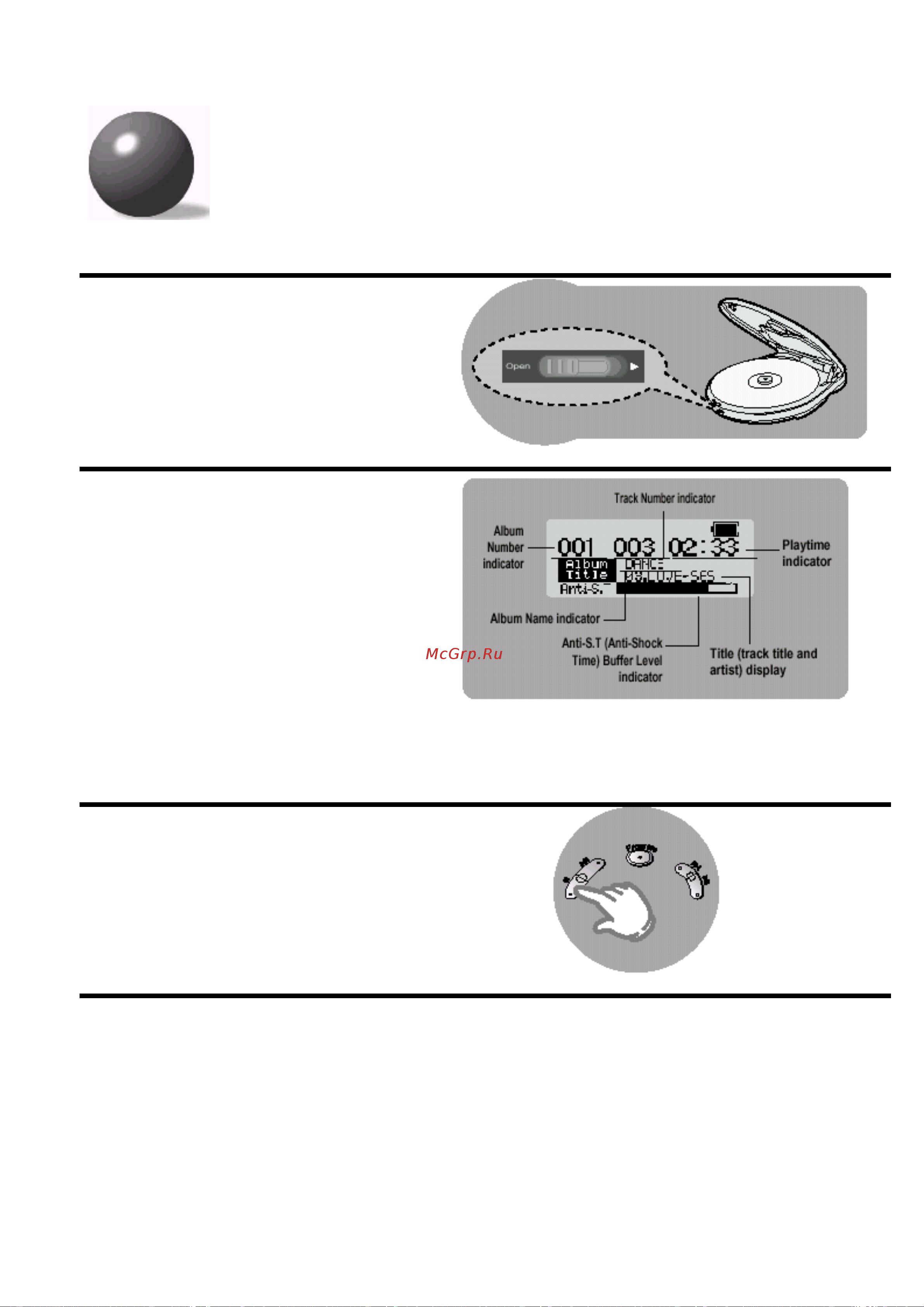 Samsung MCD-SM55 [15/27] Open mp3 cd