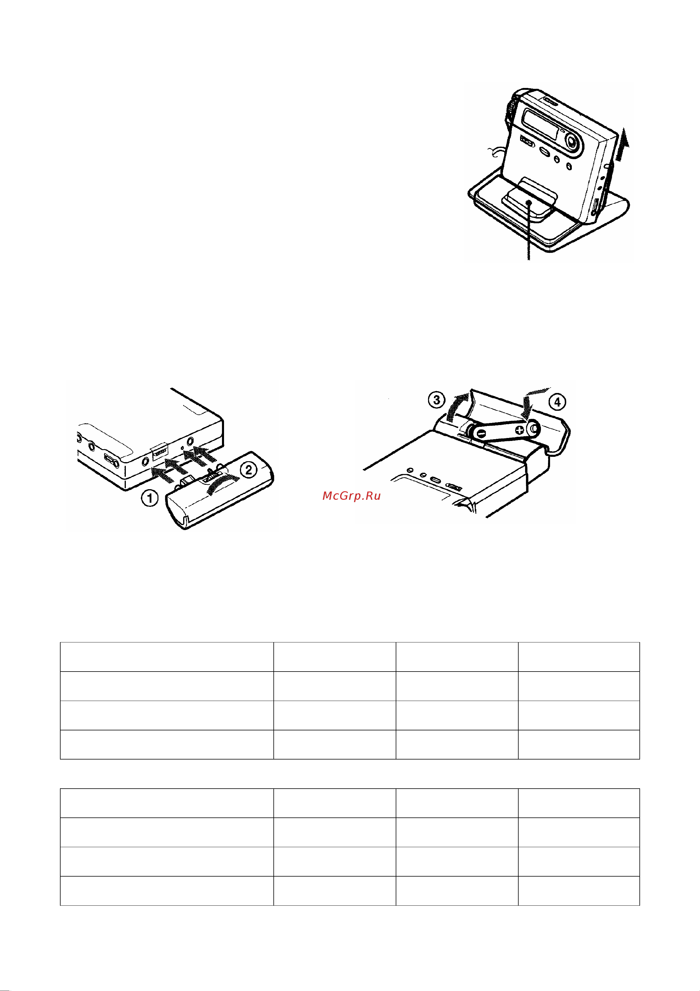 Sony MZ-N10 [6/36] Работа батарей