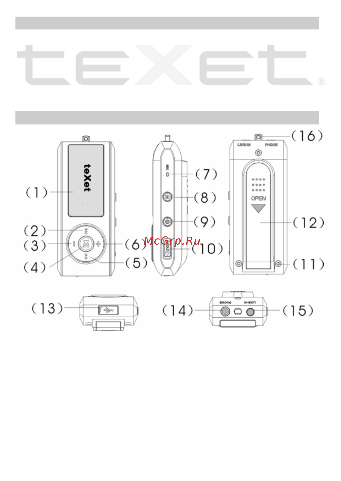 Texet T-422_T-425 Руководство по эксплуатации онлайн [4/38] 736025