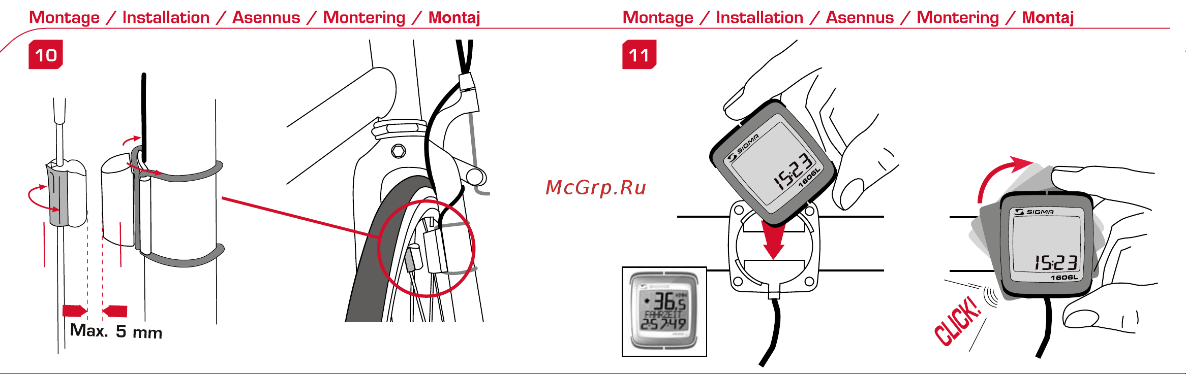 Sigma Sport BC 1606L Руководство по эксплуатации онлайн [6/12] 736370