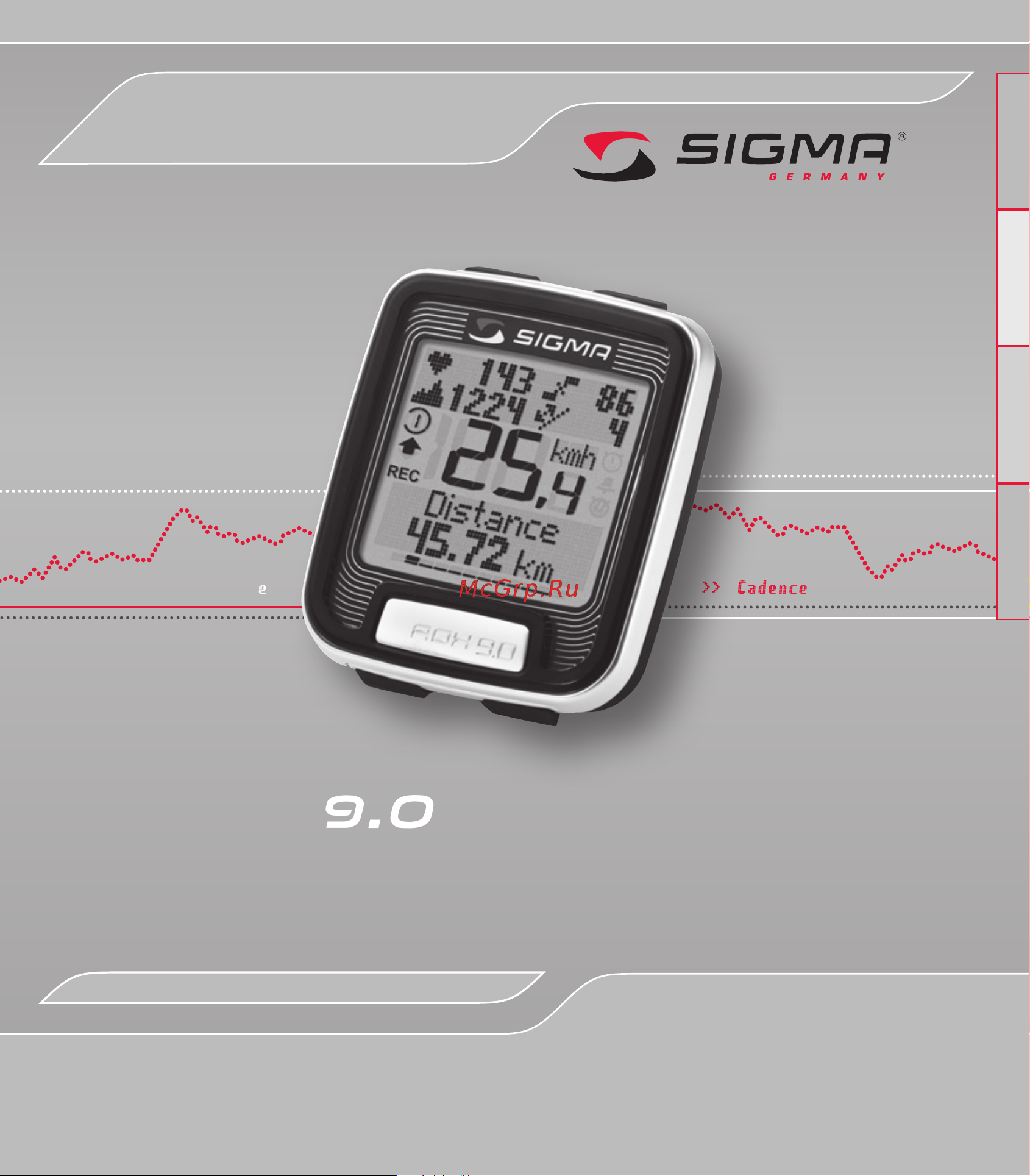Sigma Sport Rox 9 0 Руководство по эксплуатации онлайн