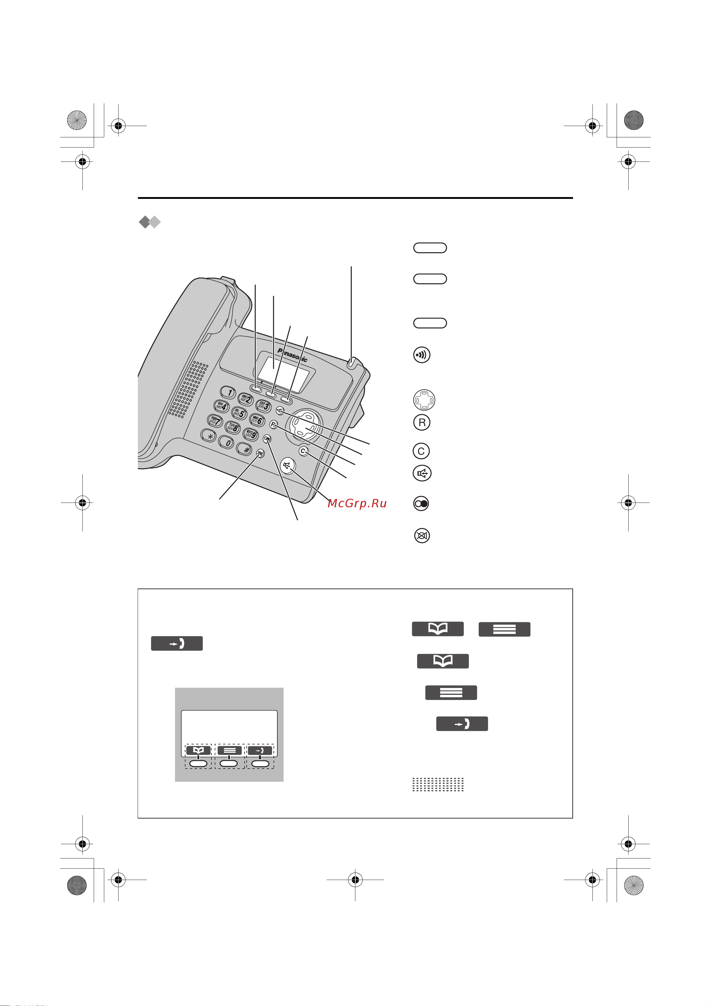 Panasonic KX-TCD530RUM [8/104] Базовый блок