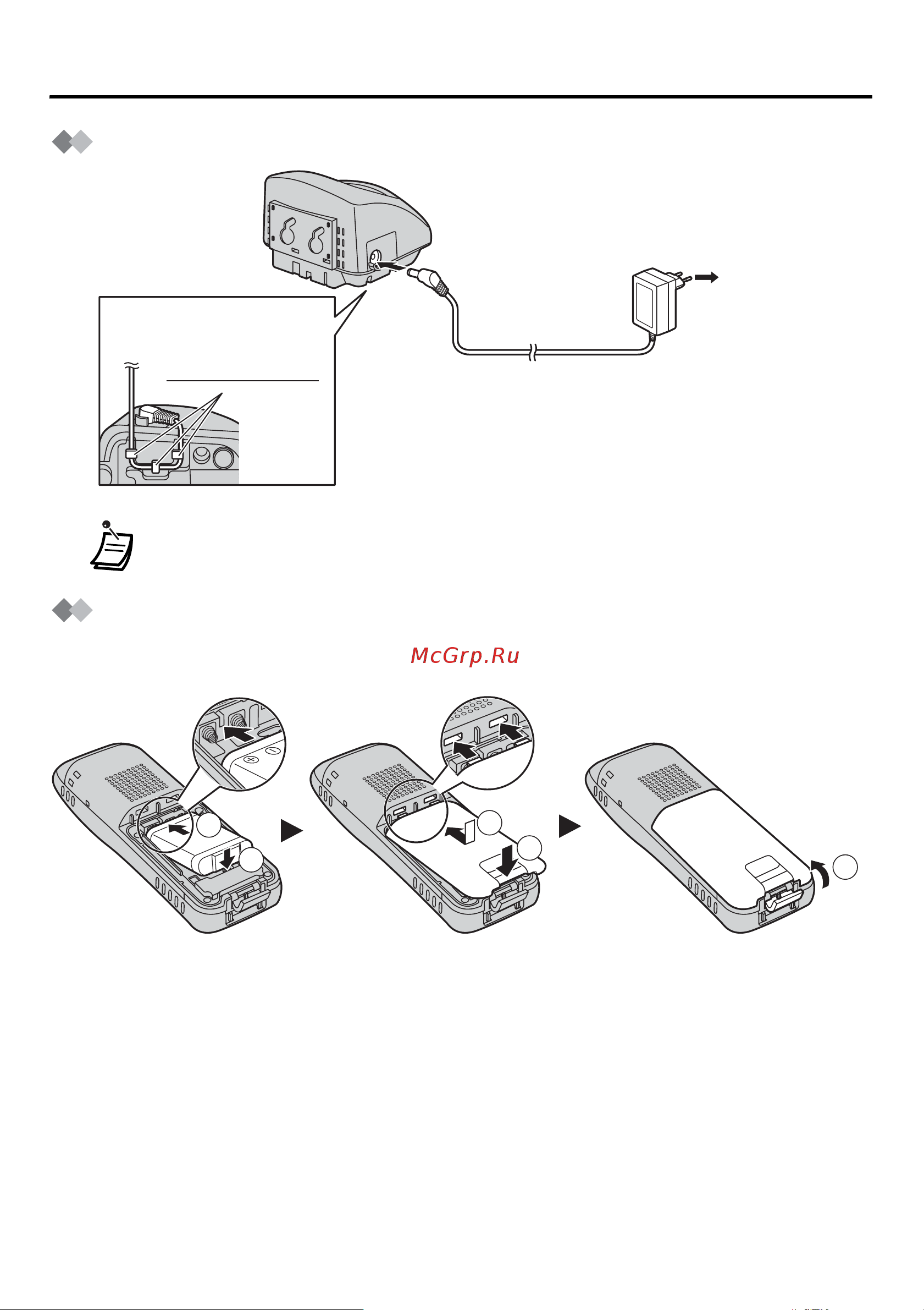 Panasonic KX-TCA355 [7/64] Подключение