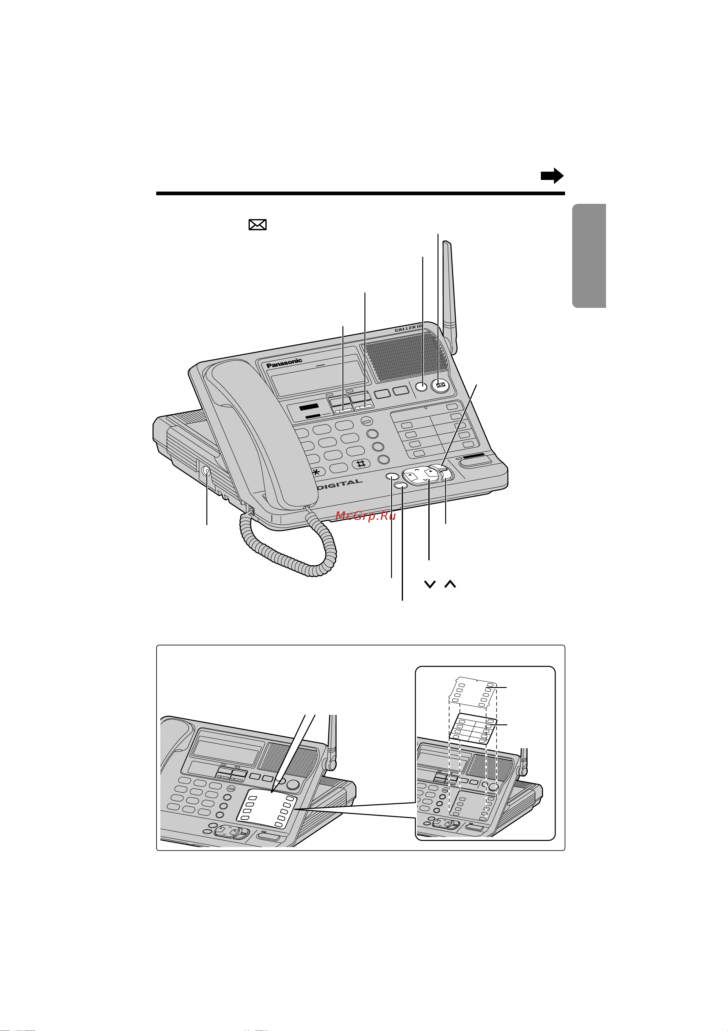 Panasonic KX-TG2000 Руководство по эксплуатации онлайн [9/105] 736620