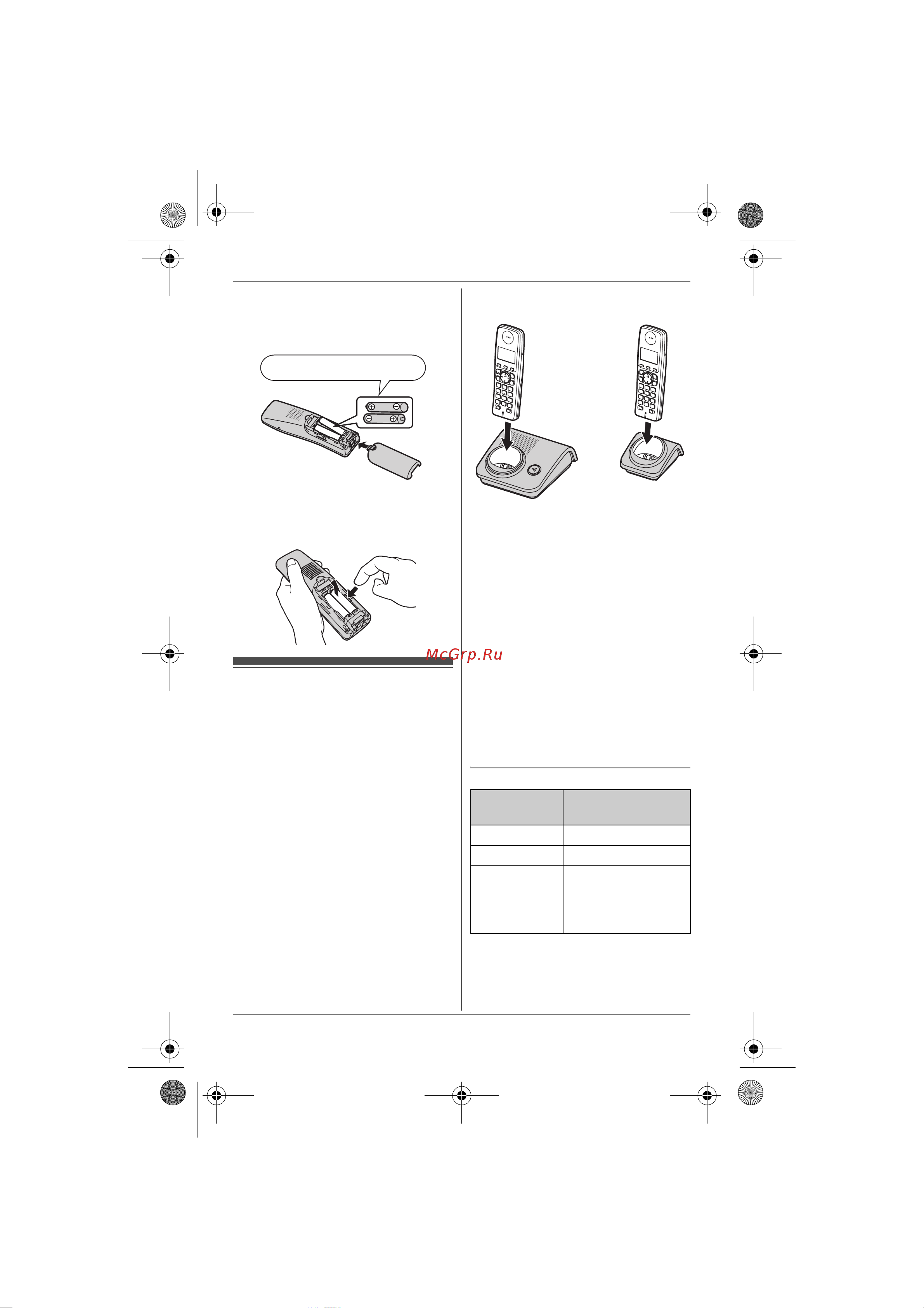 Panasonic KX-TGA721 [10/48] Çà²øäêà àêêóìóëøòî²íûõ áàòà²åé