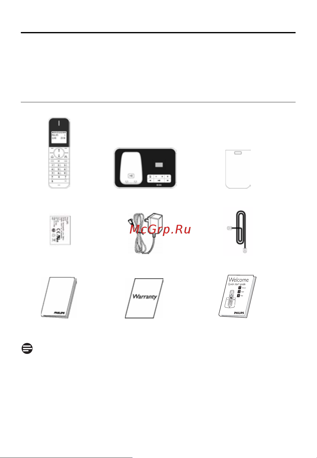 Philips ID5551B_51 [8/69] Ваш телефон