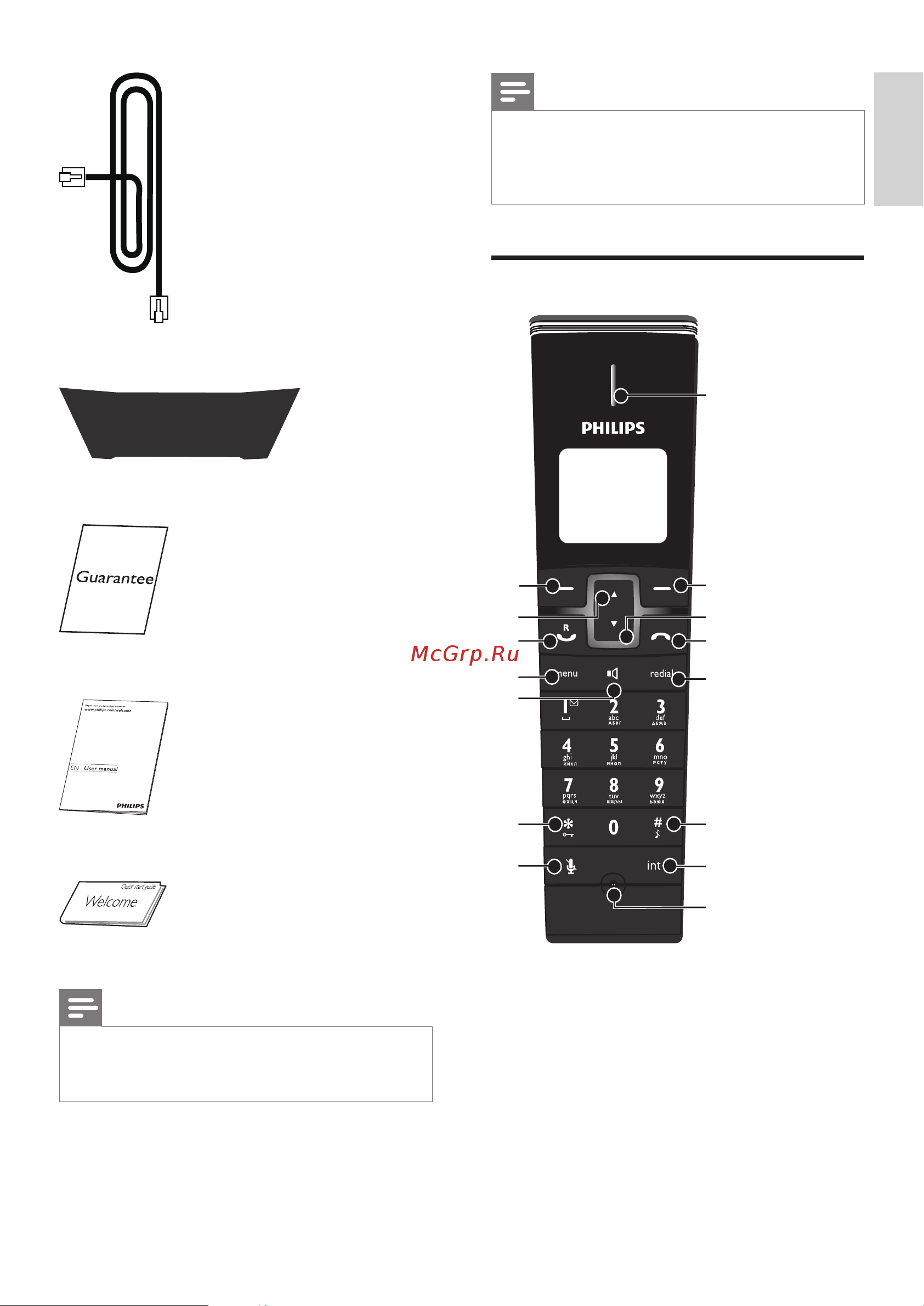 Philips ID9651B_51 [9/53] Обзор телефона