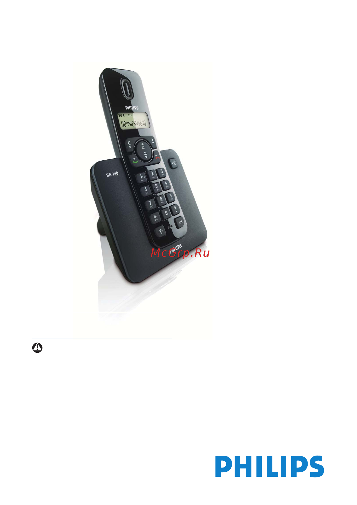 Philips SE1401 (SE140) Руководство по эксплуатации онлайн