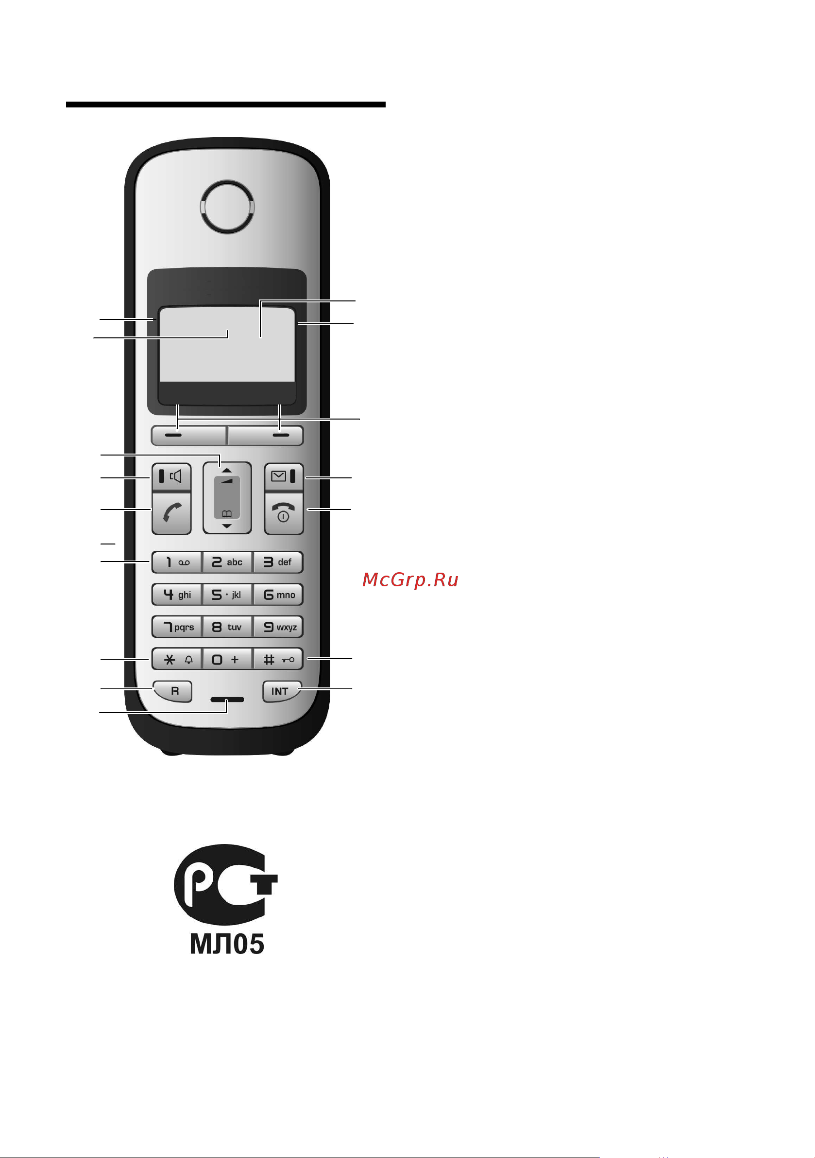 Siemens Gigaset C385 [2/81] Трубка