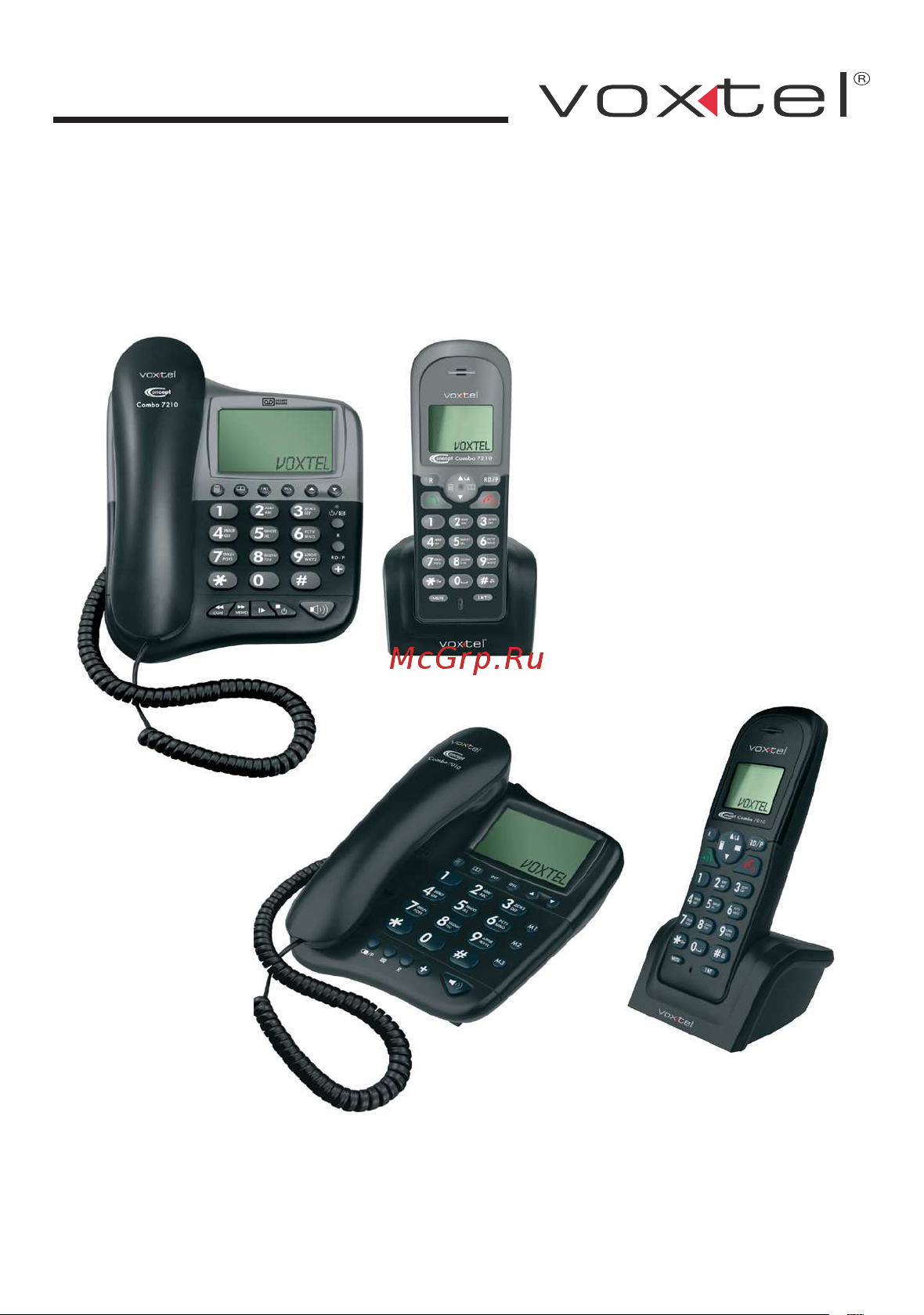 Voxtel Concept Combo 7010_7210 Руководство по эксплуатации онлайн