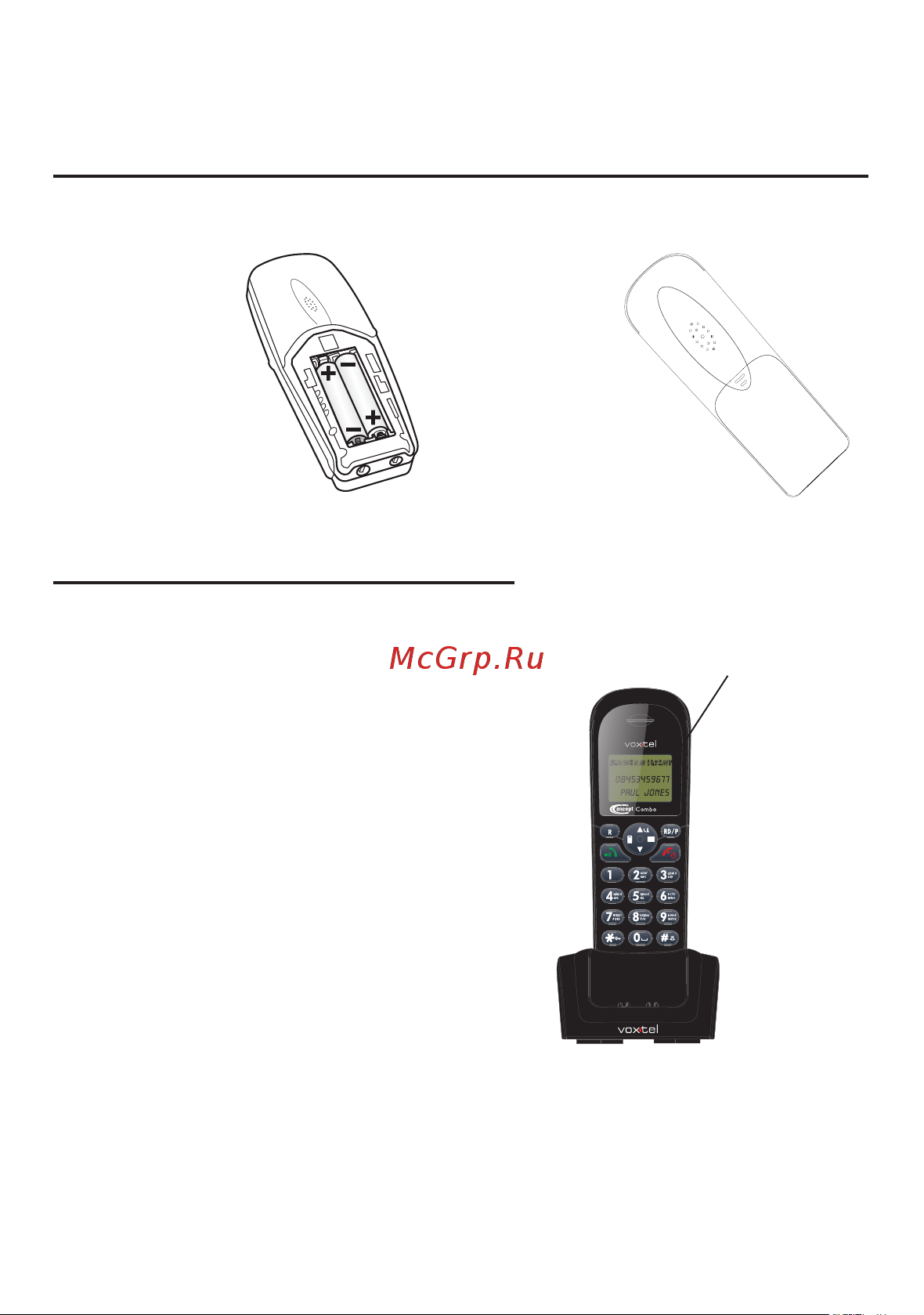 Voxtel Concept Combo 7010_7210 [54/89] Установка аккумуляторных батарей