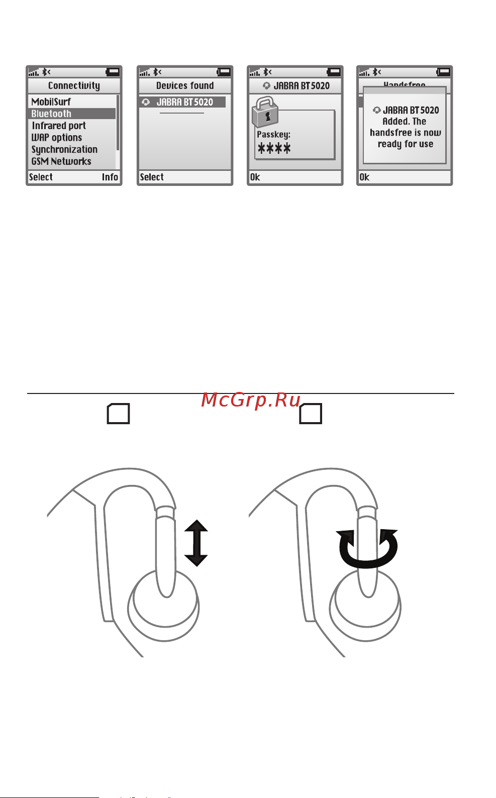 Jabra BT5020 Руководство по эксплуатации онлайн [3/15] 736822