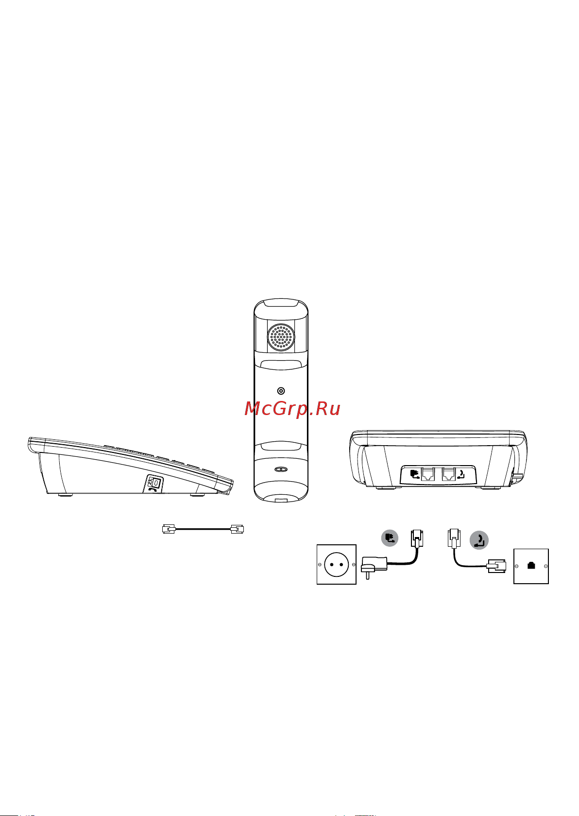 Alcatel M350 Combo [8/40] Подключение базового блока