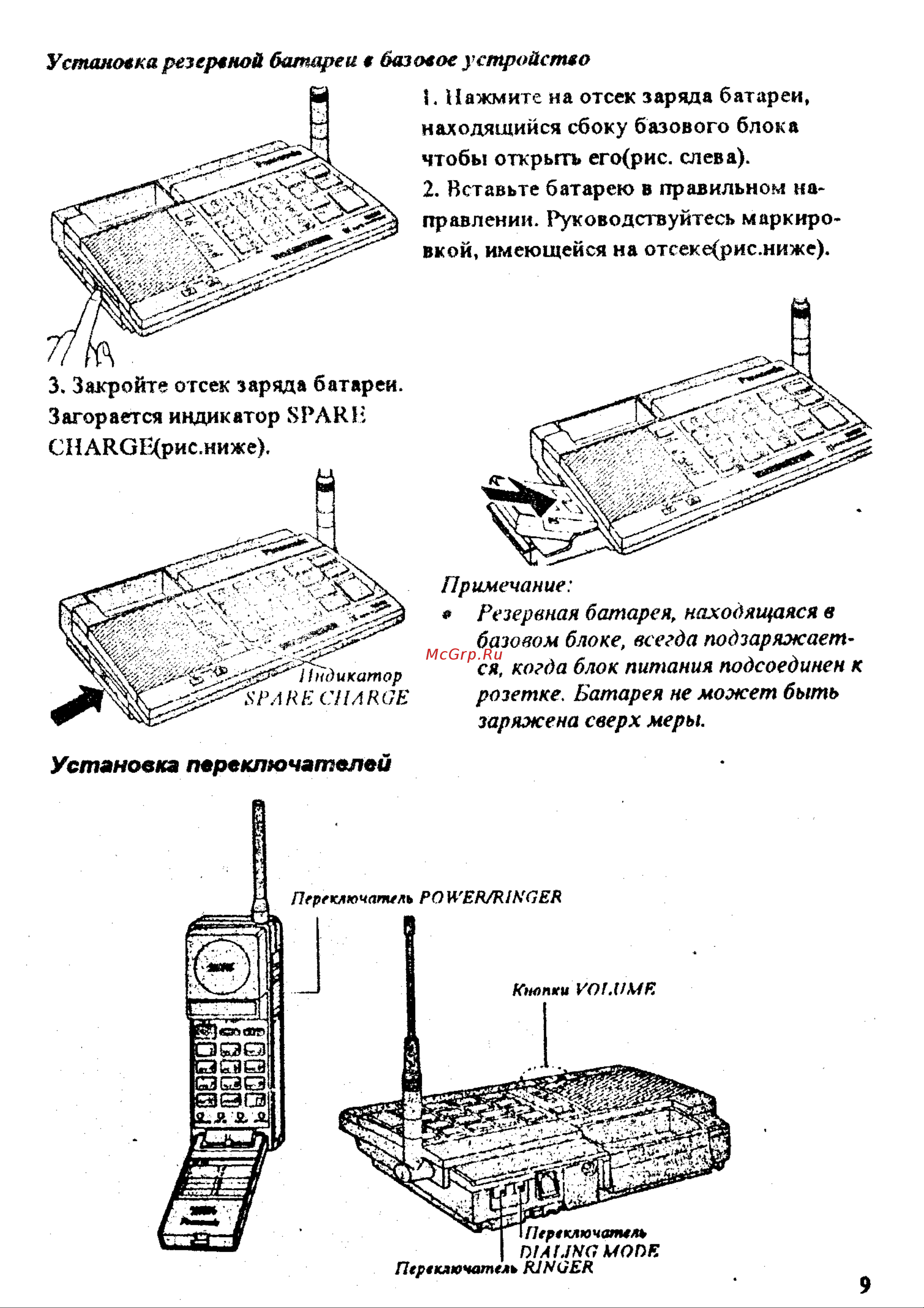 Panasonic KX-T9280 Руководство по эксплуатации онлайн [10/28] 736933