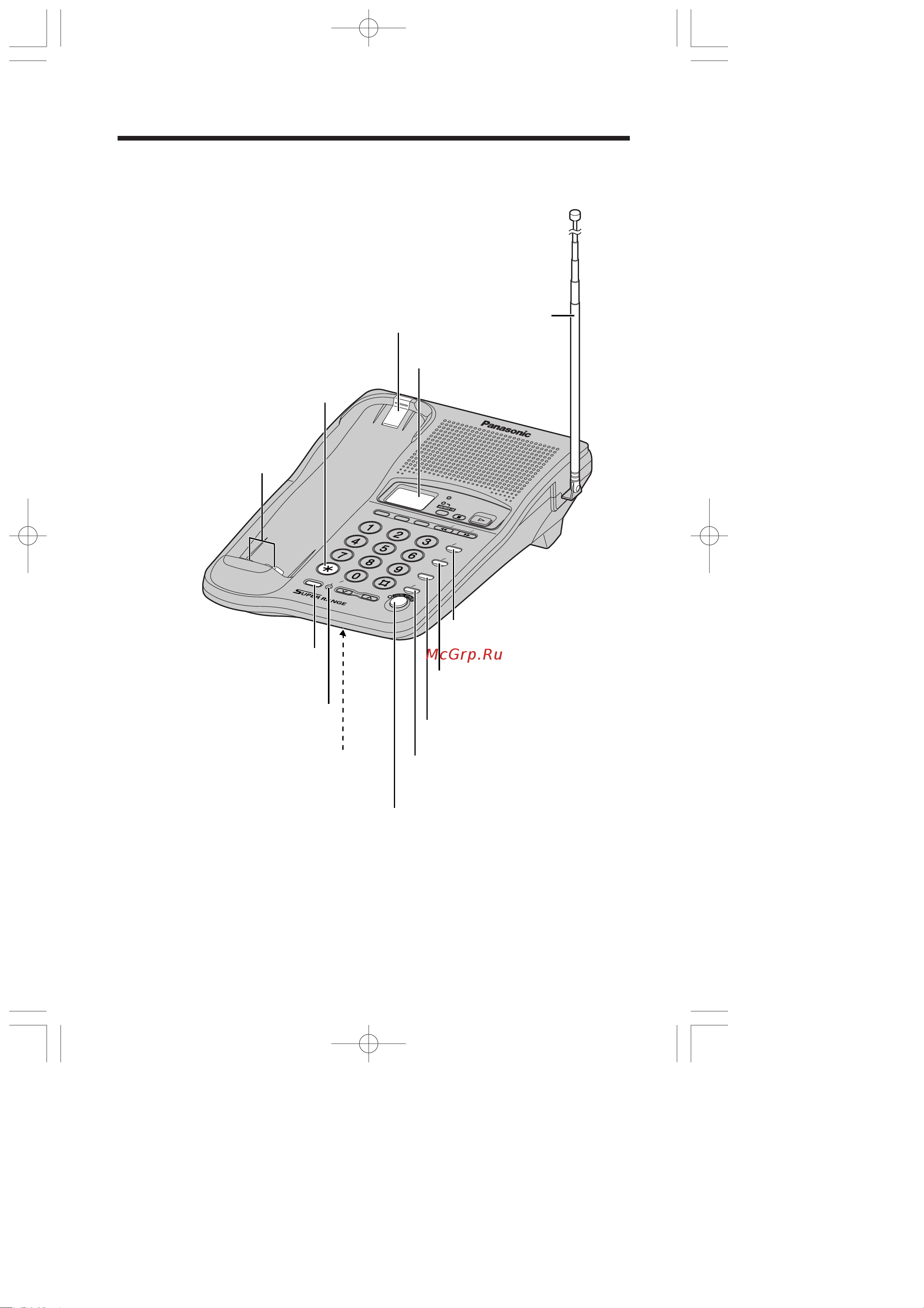 Panasonic KX-TC1245 [6/80] Pacgojoòehne opfahob ygpabjehnr