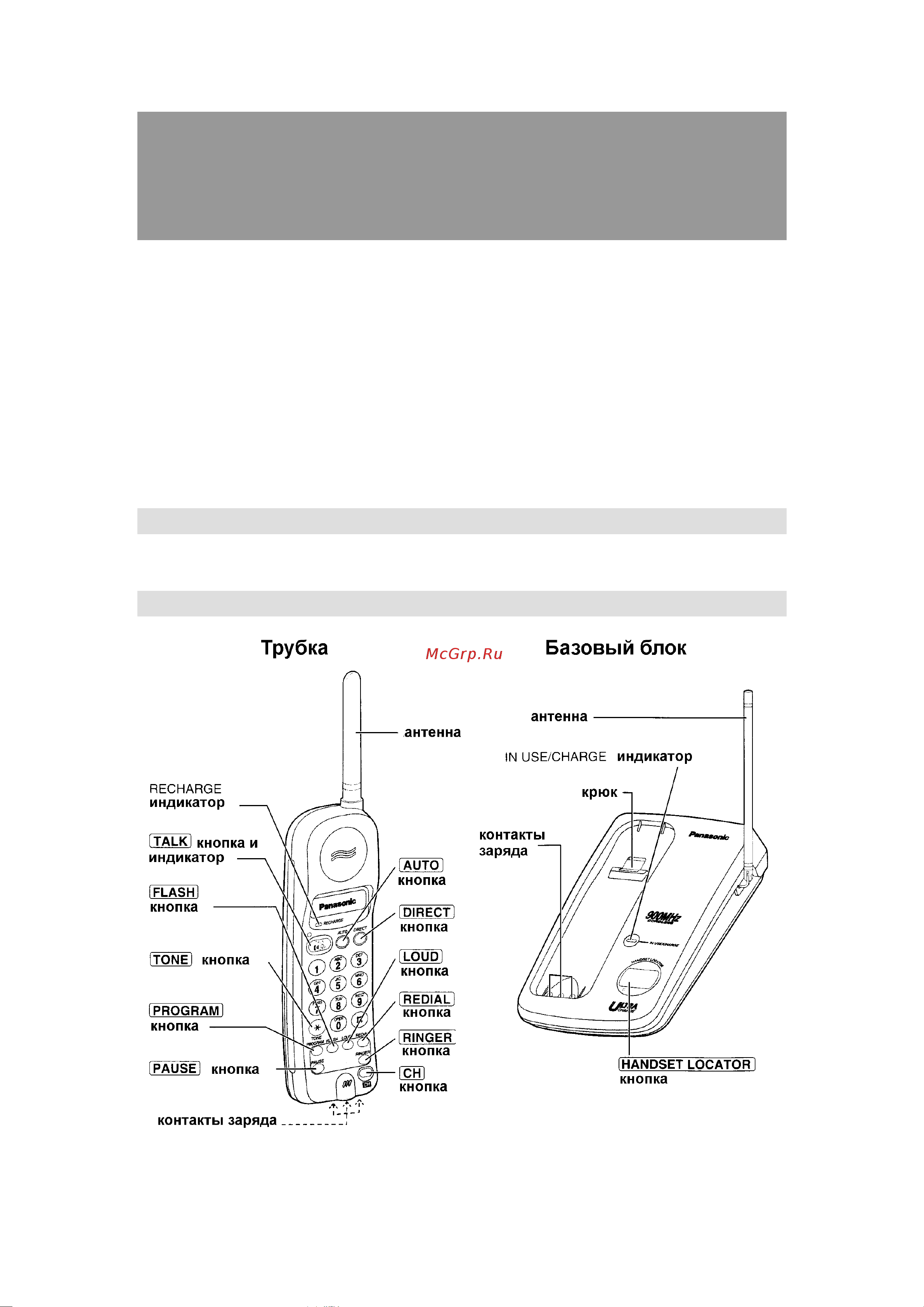 Panasonic KX-TC901 Руководство по эксплуатации онлайн
