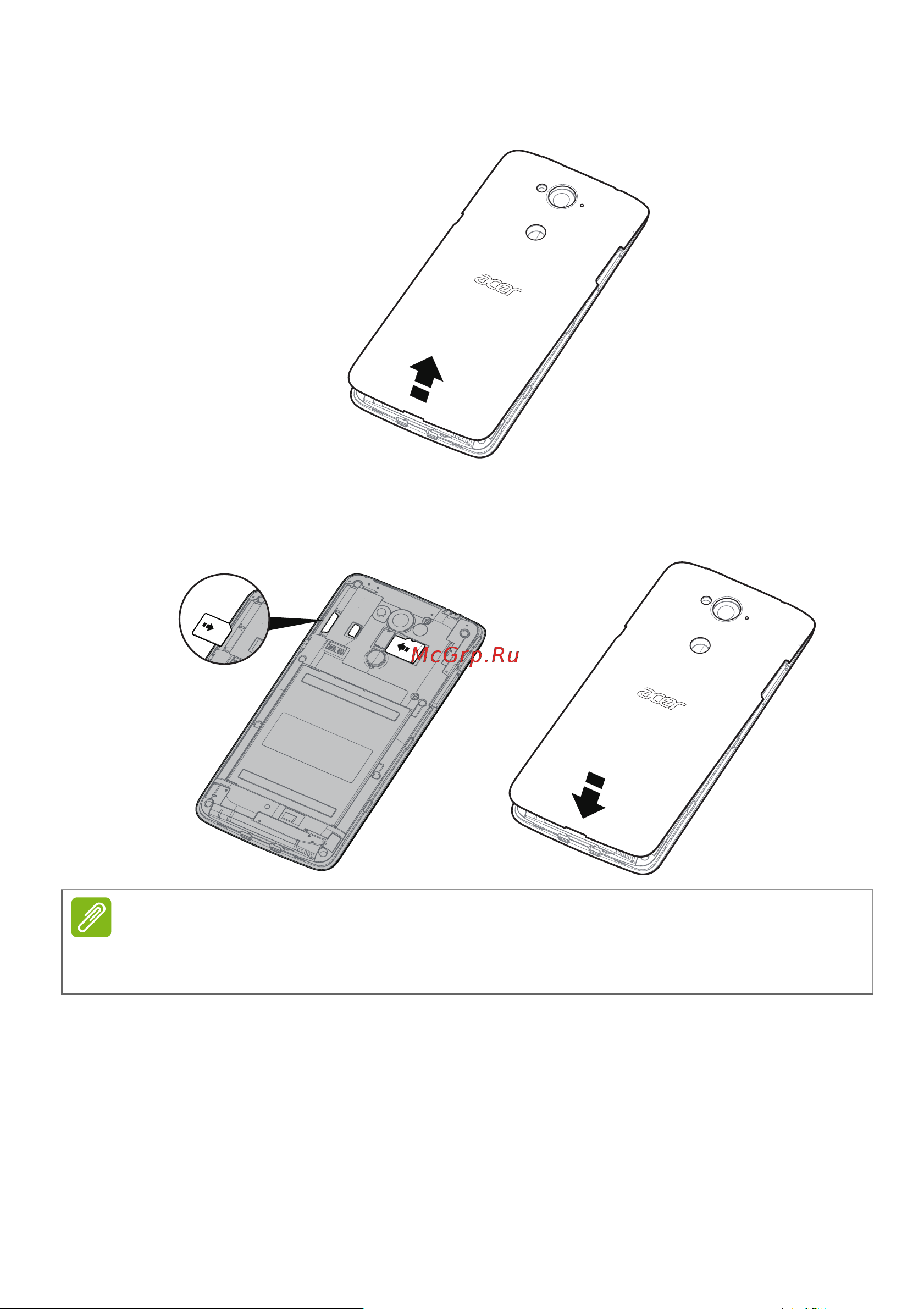 Acer Liquid E600 [8/80] Блокировка sim карты