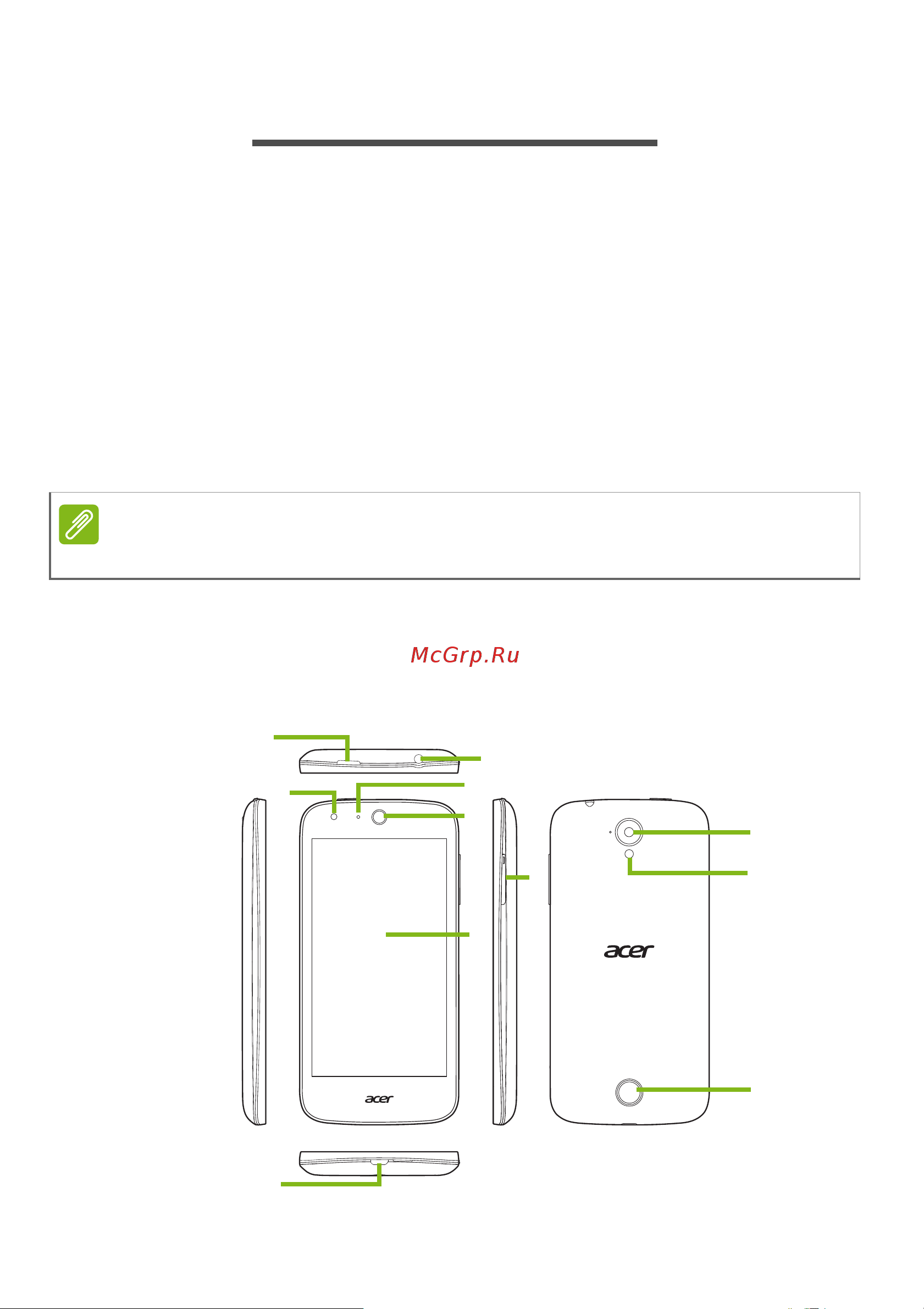 Acer Liquid M330 [5/59] Астройка