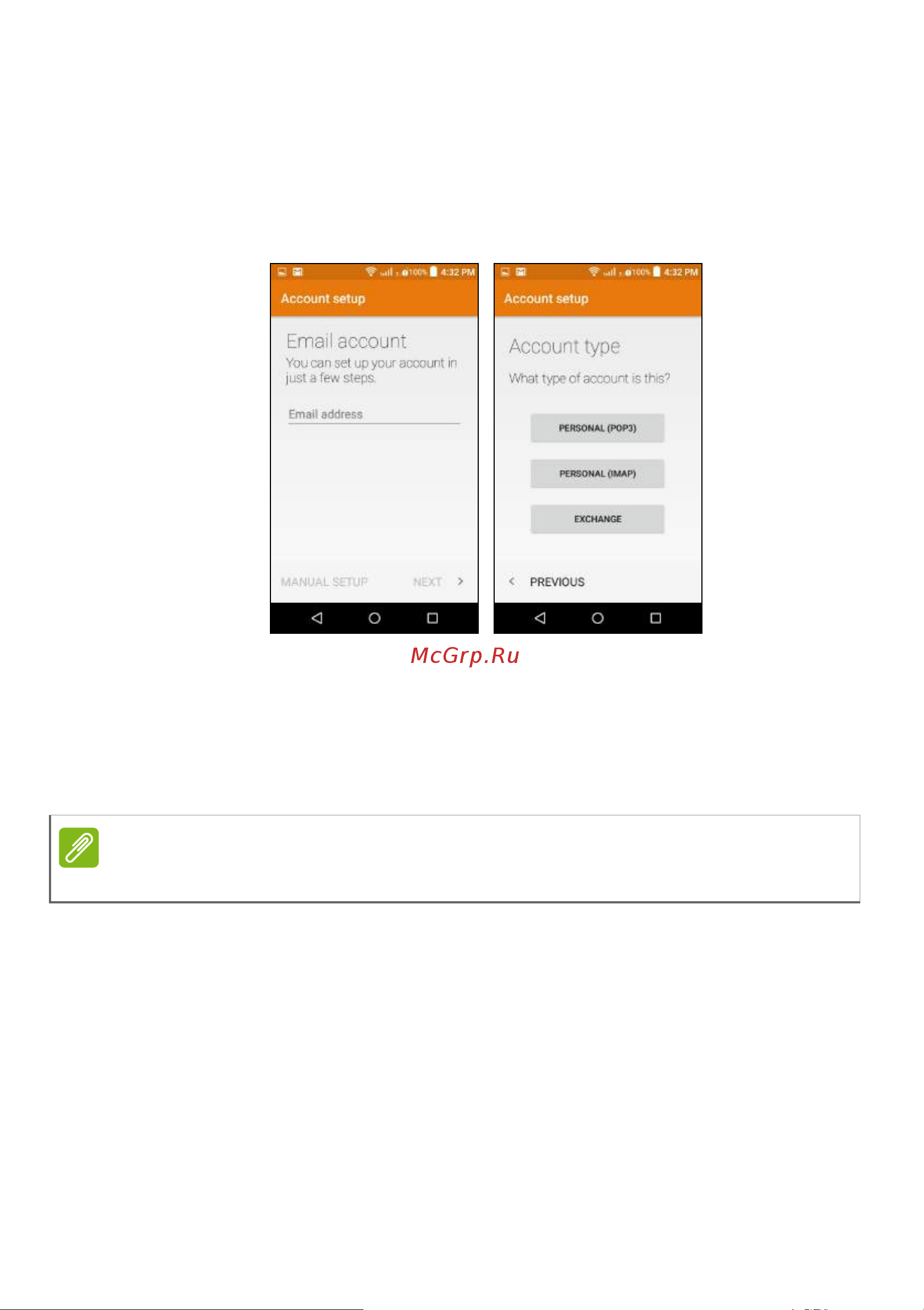 Acer Liquid Z330 [39/87] Настройка эл почты