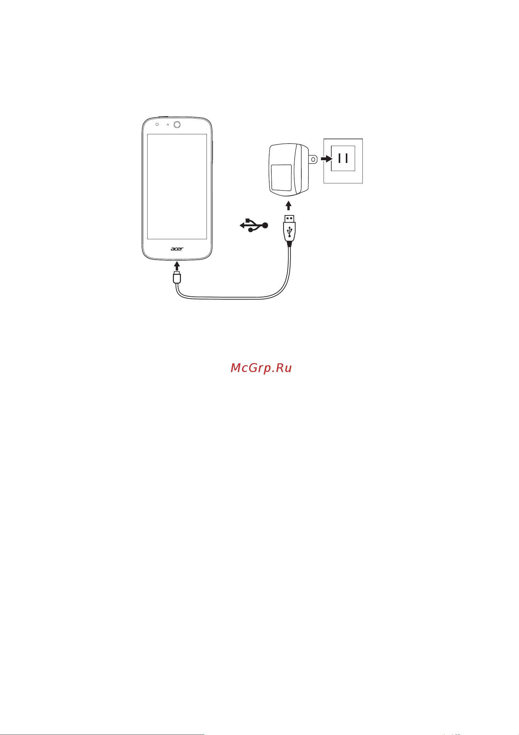 Acer Liquid Z330 [7/87] Установка sim карты или карты памяти microsd