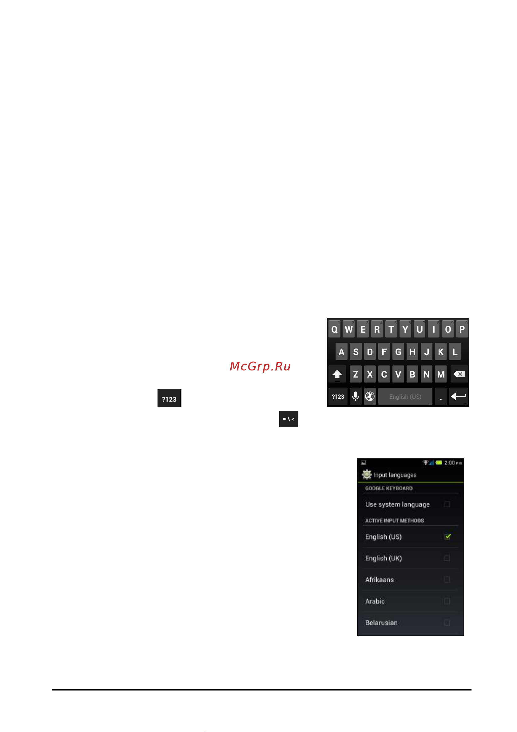Acer Liquid Z4 Z160 [11/67] Использование сенсорного экрана