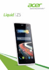 Acer Liquid Z5 Z150 Руководство по эксплуатации