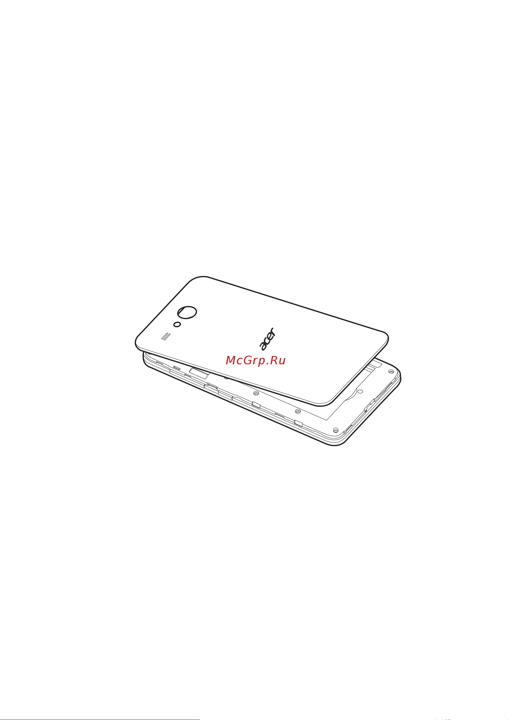 Acer Liquid Z520 [7/92] Установка sim карты или карты памяти microsd