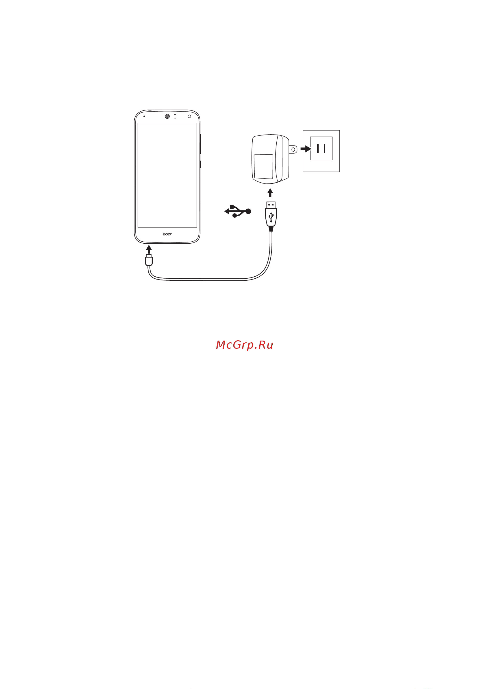 Acer Liquid Z630 [7/85] Установка sim карты или карты памяти microsd