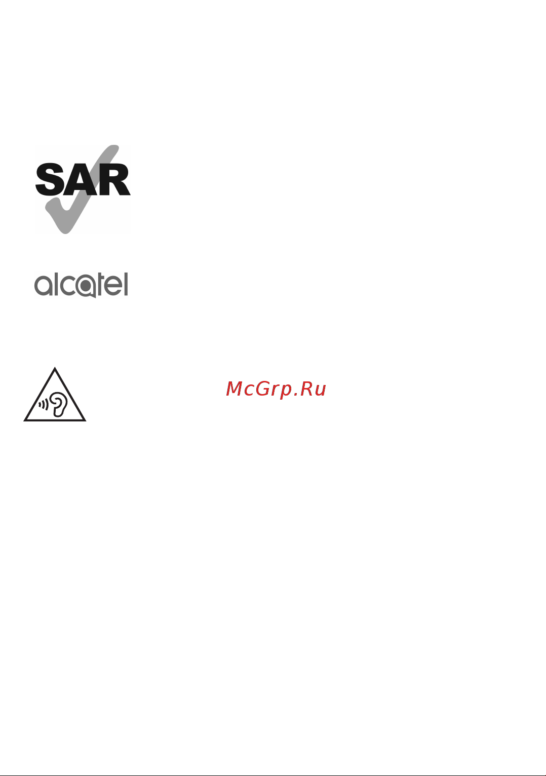 Alcatel 3C 5026D [5/112] Www sar tick com
