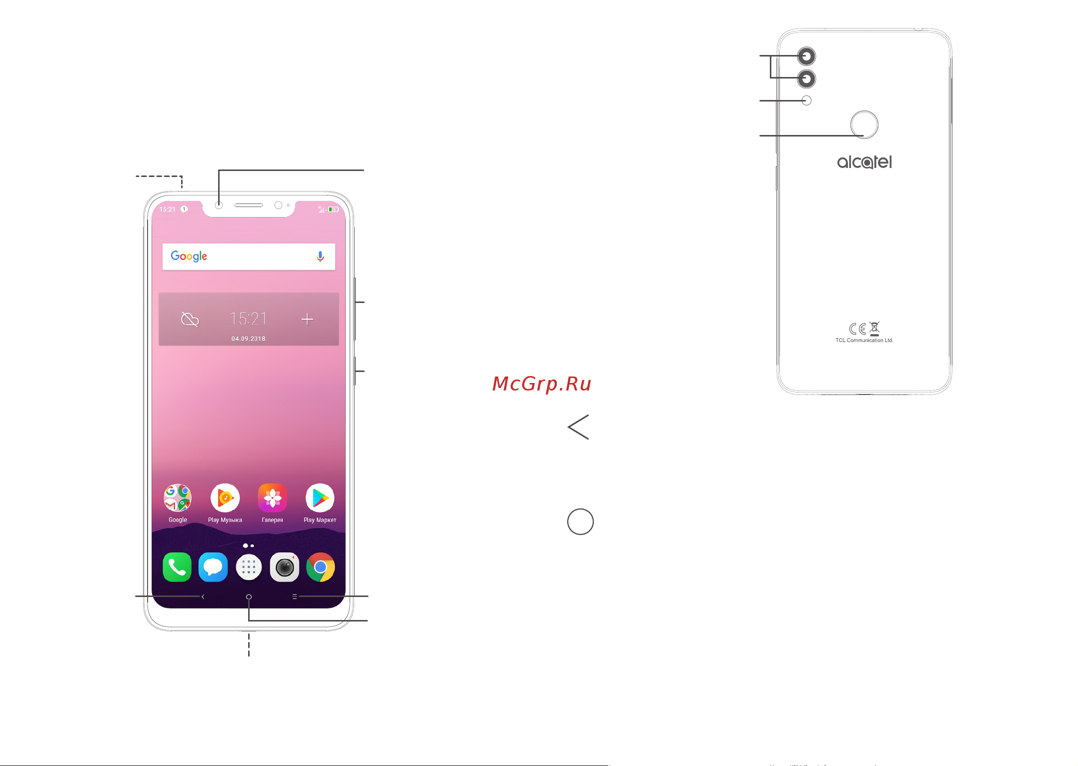 Alcatel 5V 5060D [14/59] Ваше устройство