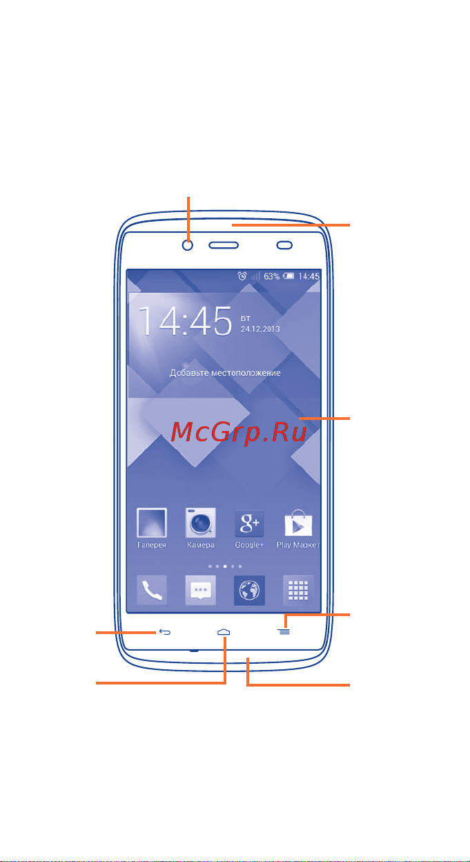 Alcatel One Touch IDOL α 6032 [3/40] Ваш телефон