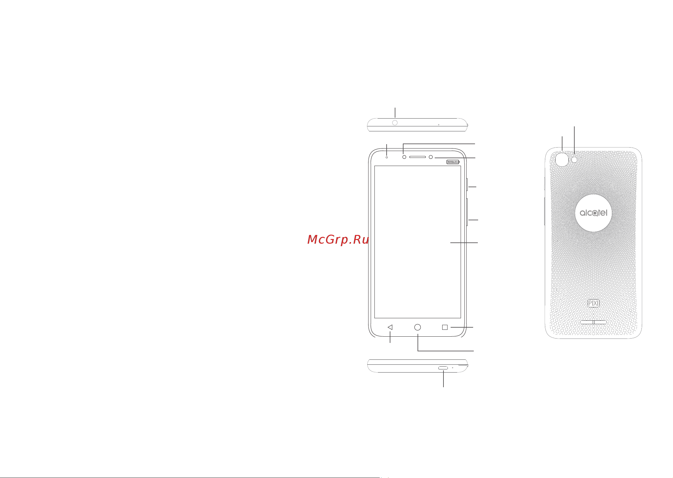 Alcatel PIXI 4 PLUS POWER 5023F [9/53] Ваш телефон