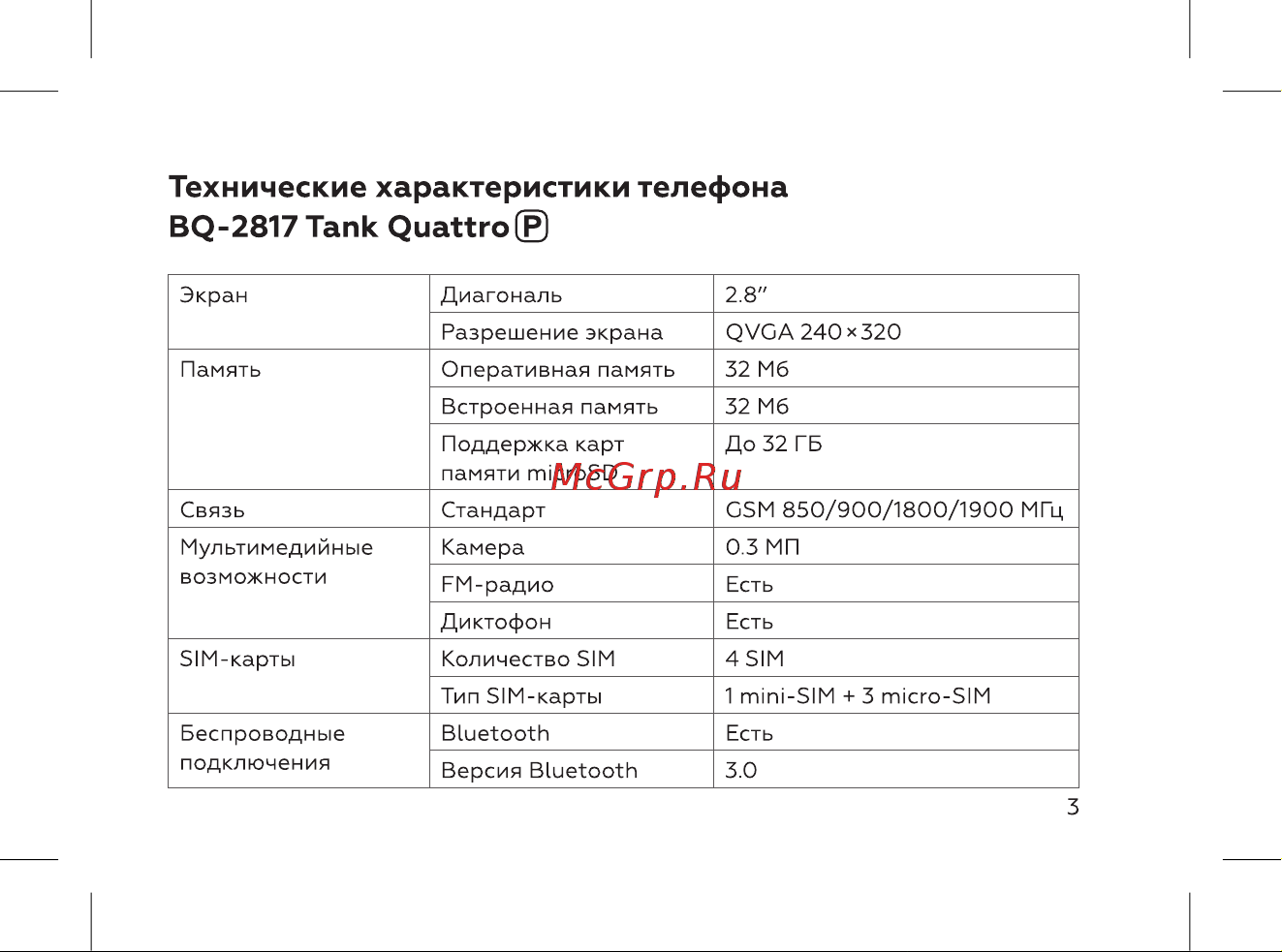 BQ 737417 Руководство по эксплуатации онлайн [5/52] 737417
