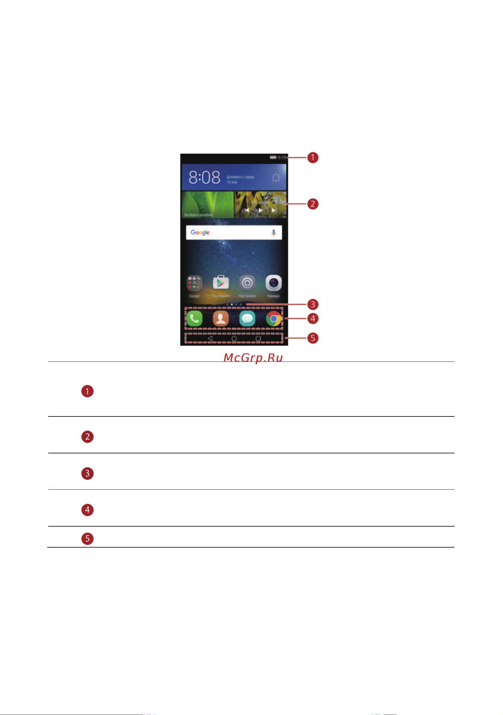 Huawei GR3 (TAG-L21) [15/68] Рабочий экран