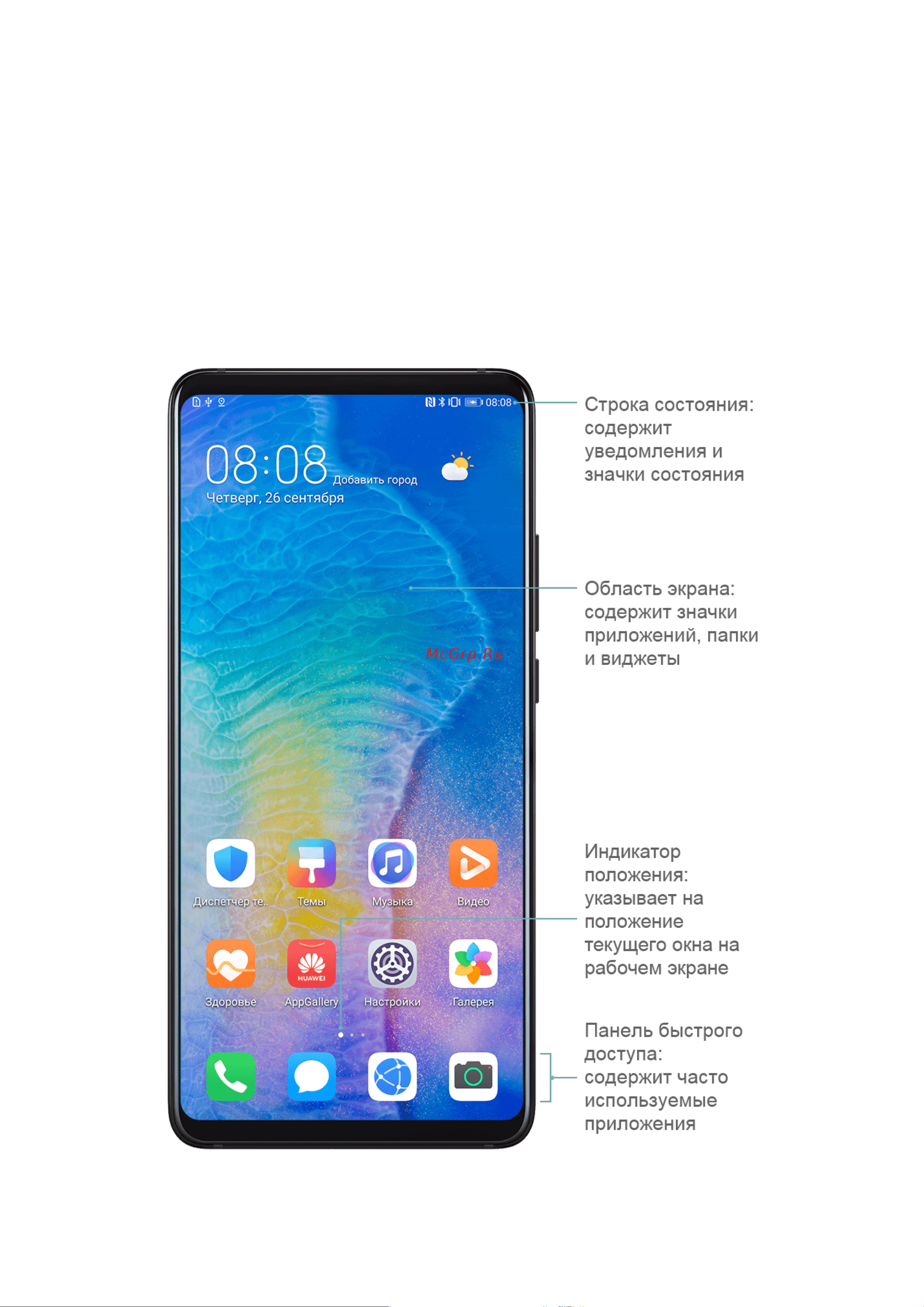 Huawei Honor 10X Lite [12/129] Уведомления и значки состояния