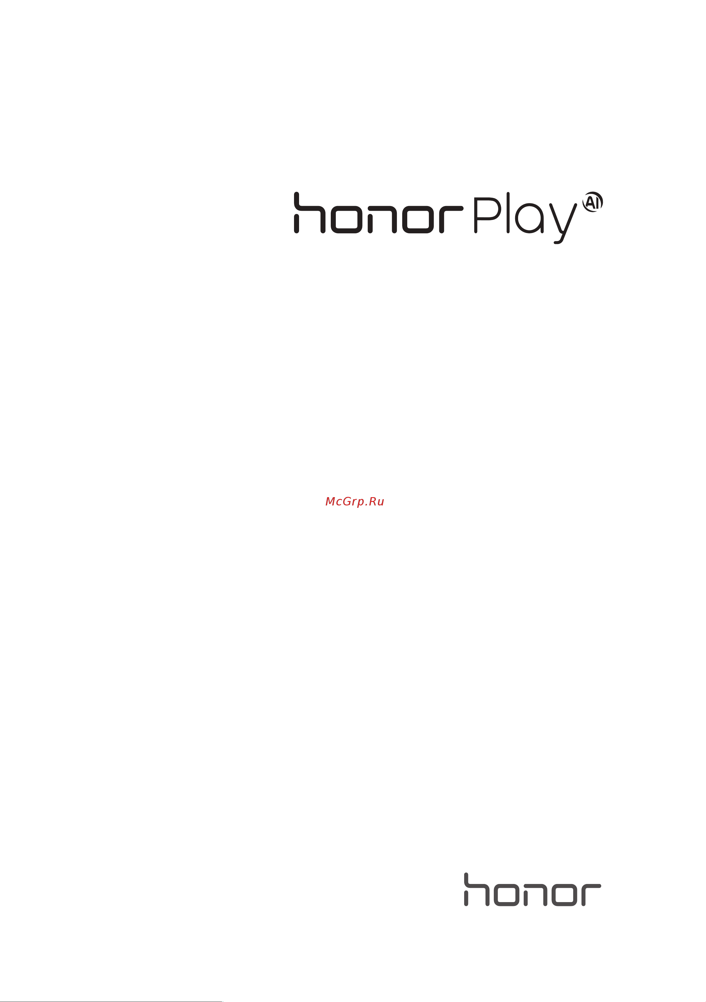 Huawei Honor Play Руководство по эксплуатации онлайн